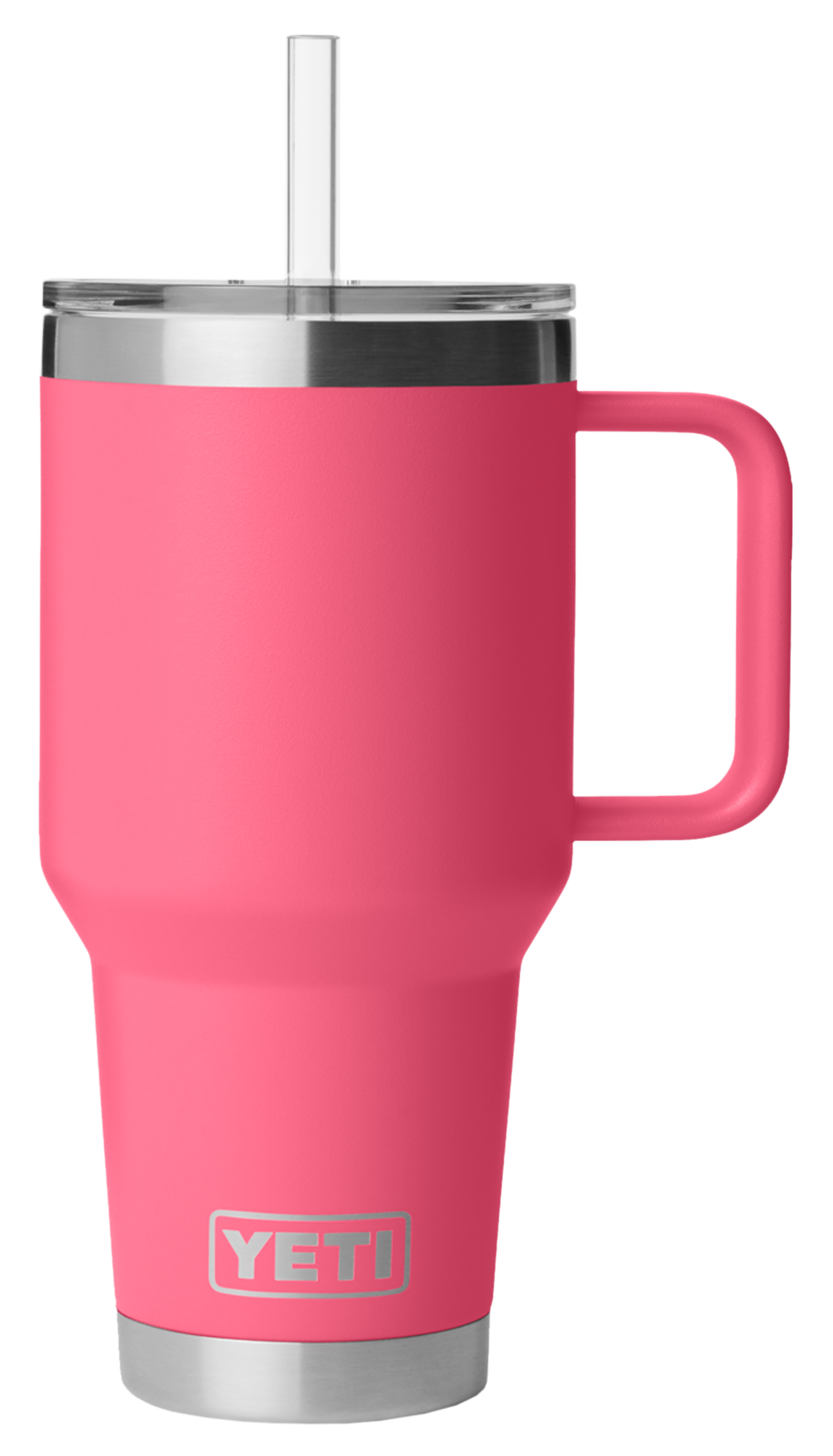 Image of YETI Rambler 35-Oz. Mug 2.0 with Straw Lid - Tropical Pink