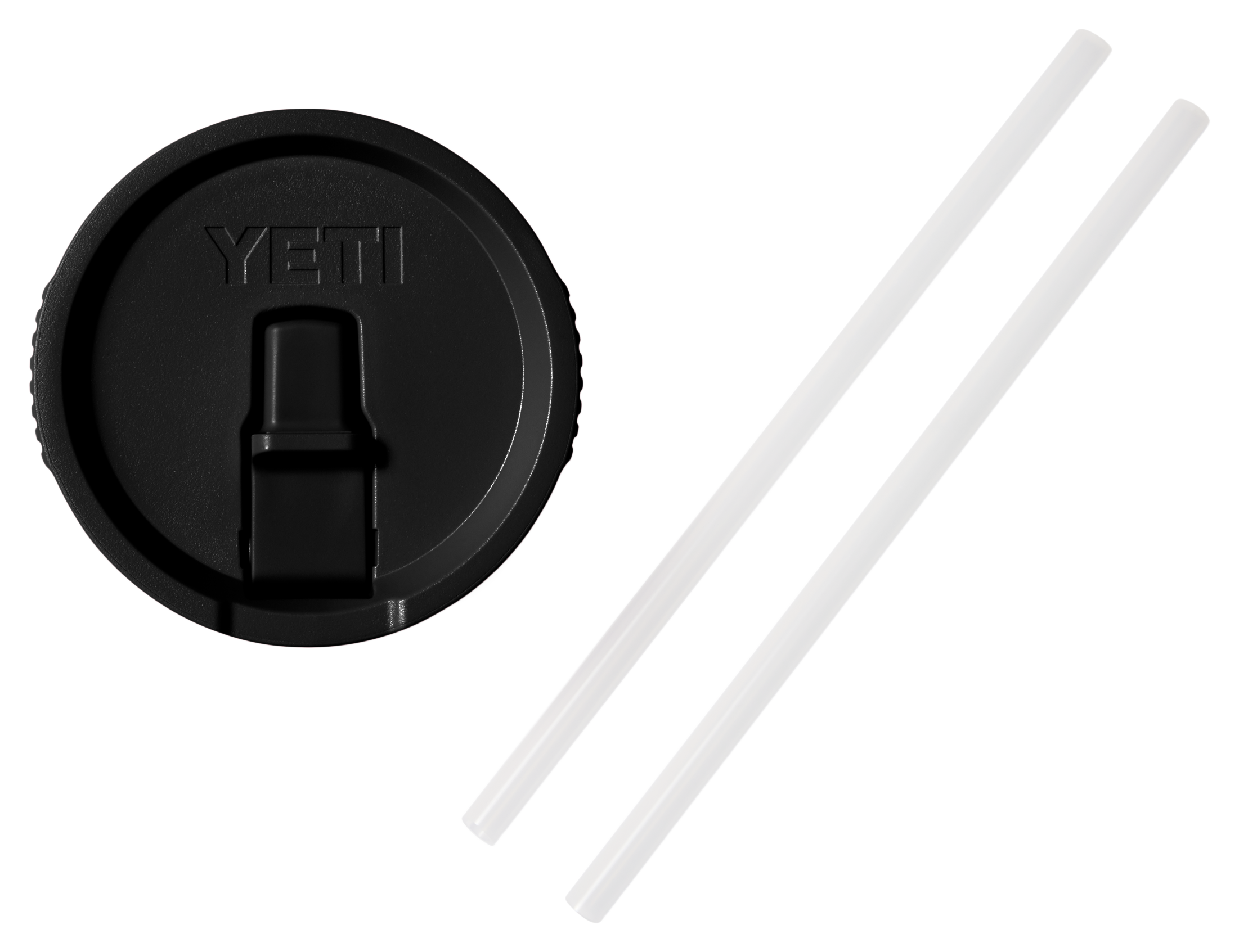 Image of YETI Rambler Large Travel Straw Mug Lid - Black