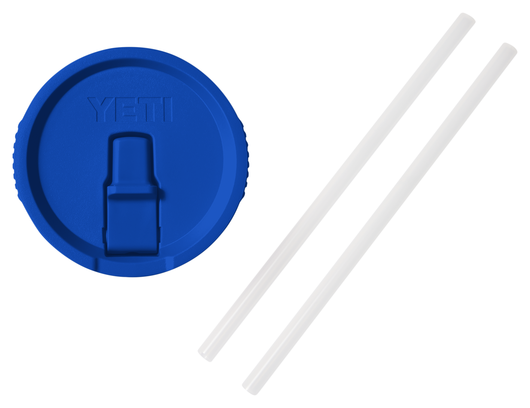 Image of YETI Rambler Large Travel Straw Mug Lid - Royal Blue