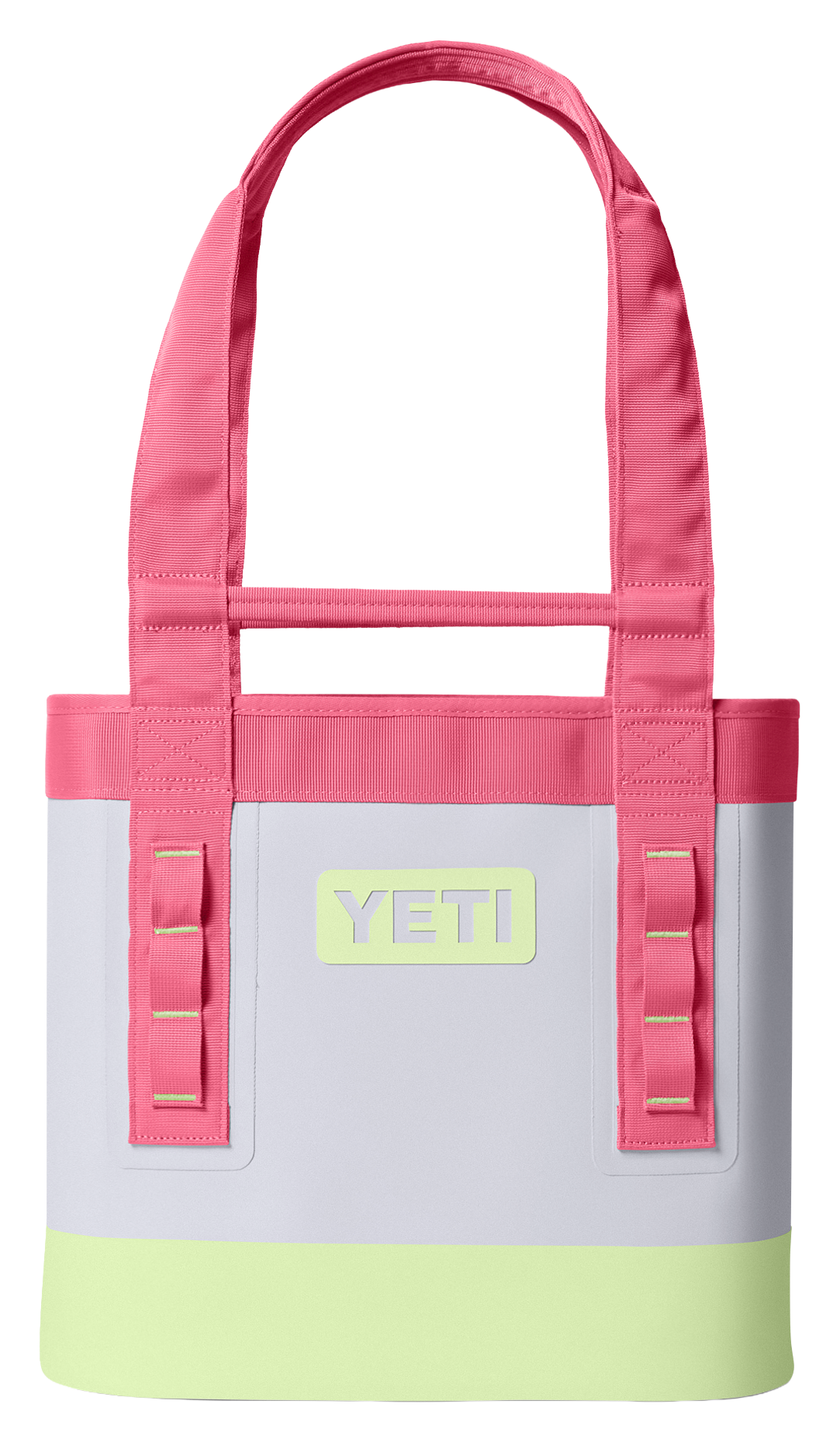 Image of YETI Camino 20 Carryall Tote Bag - Mist/Pink/Grasshopper