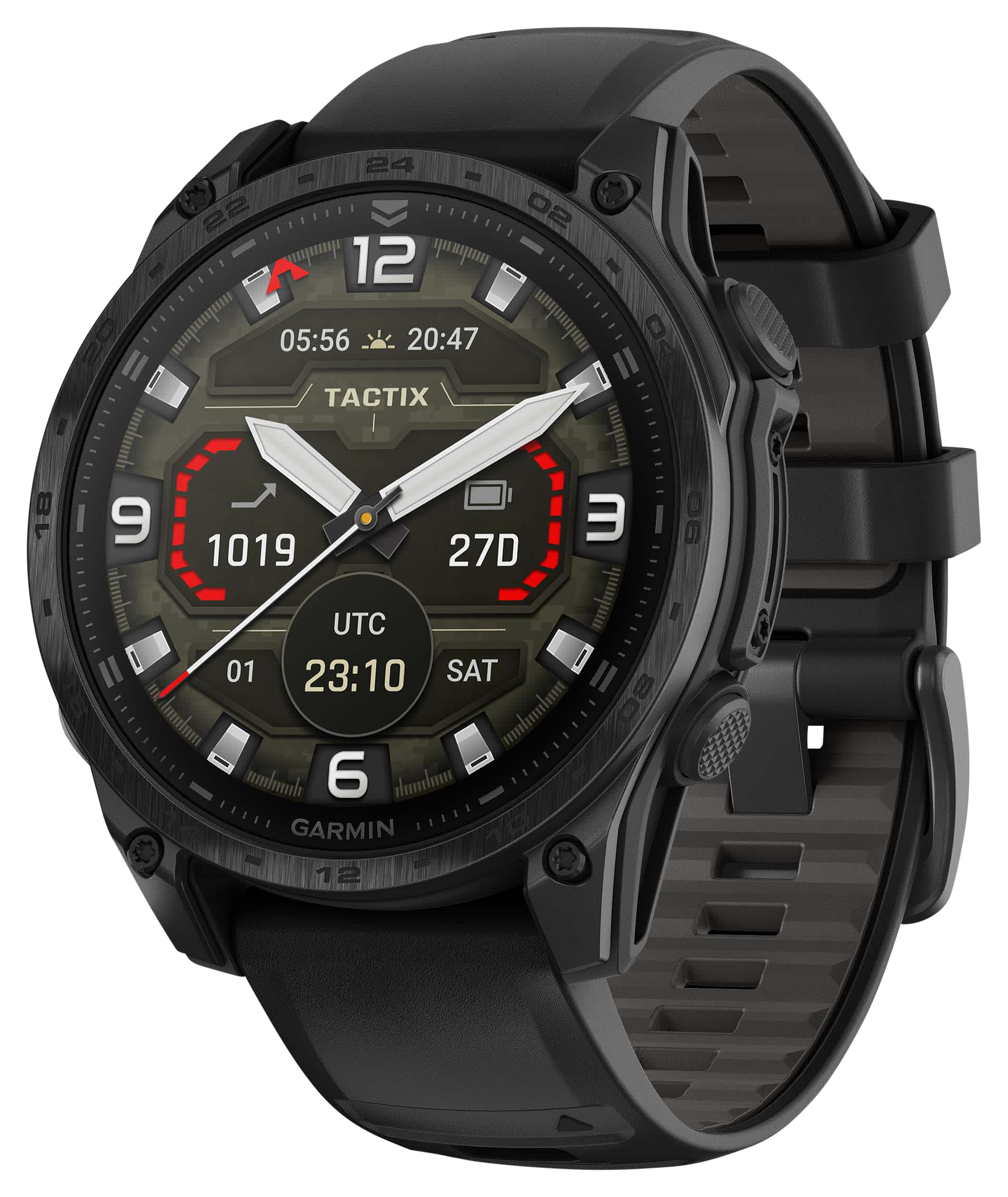 Image of Garmin tactix 8 AMOLED GPS Smartwatch with Applied Ballistics Ultralight Solver - 47mm