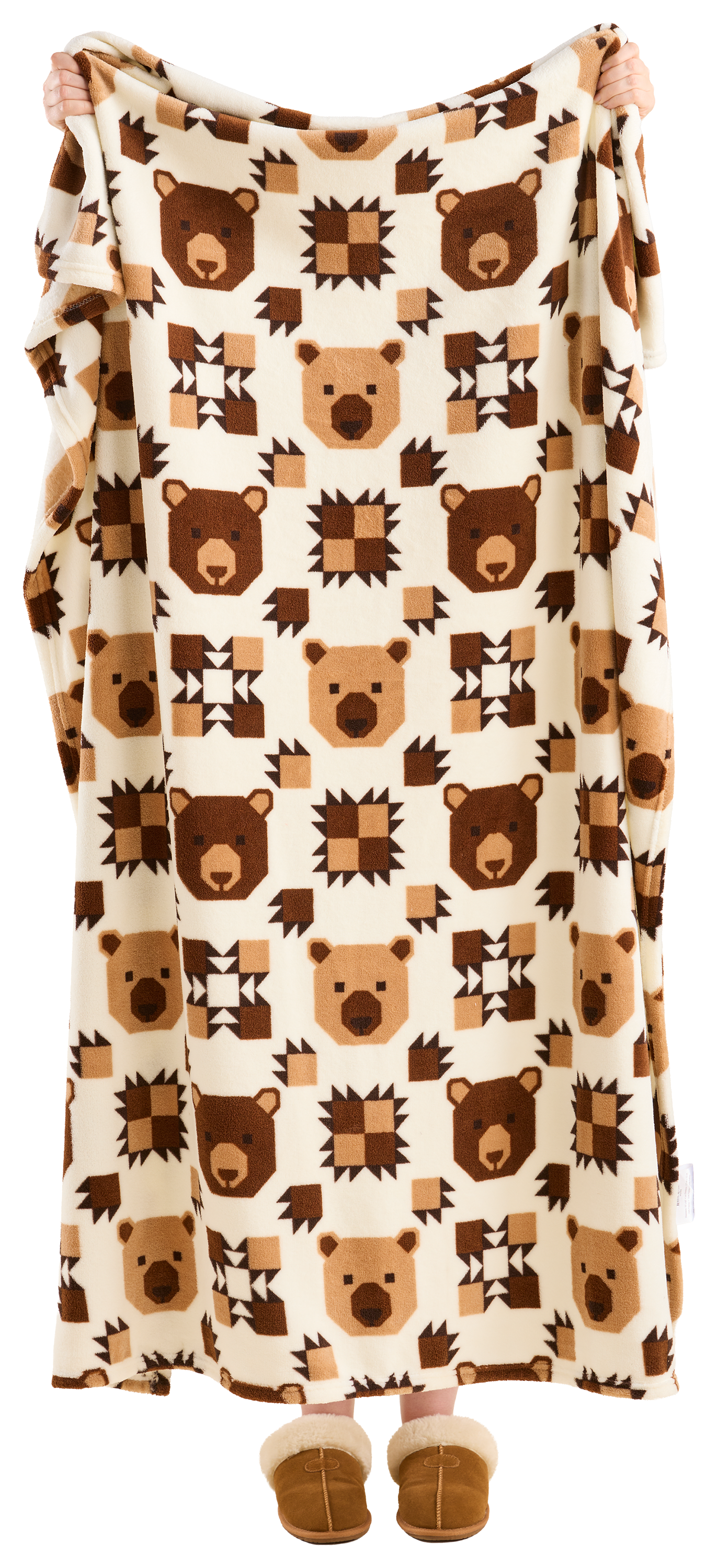 Image of White River Home All-Weather Fleece Throw - Bear Paw
