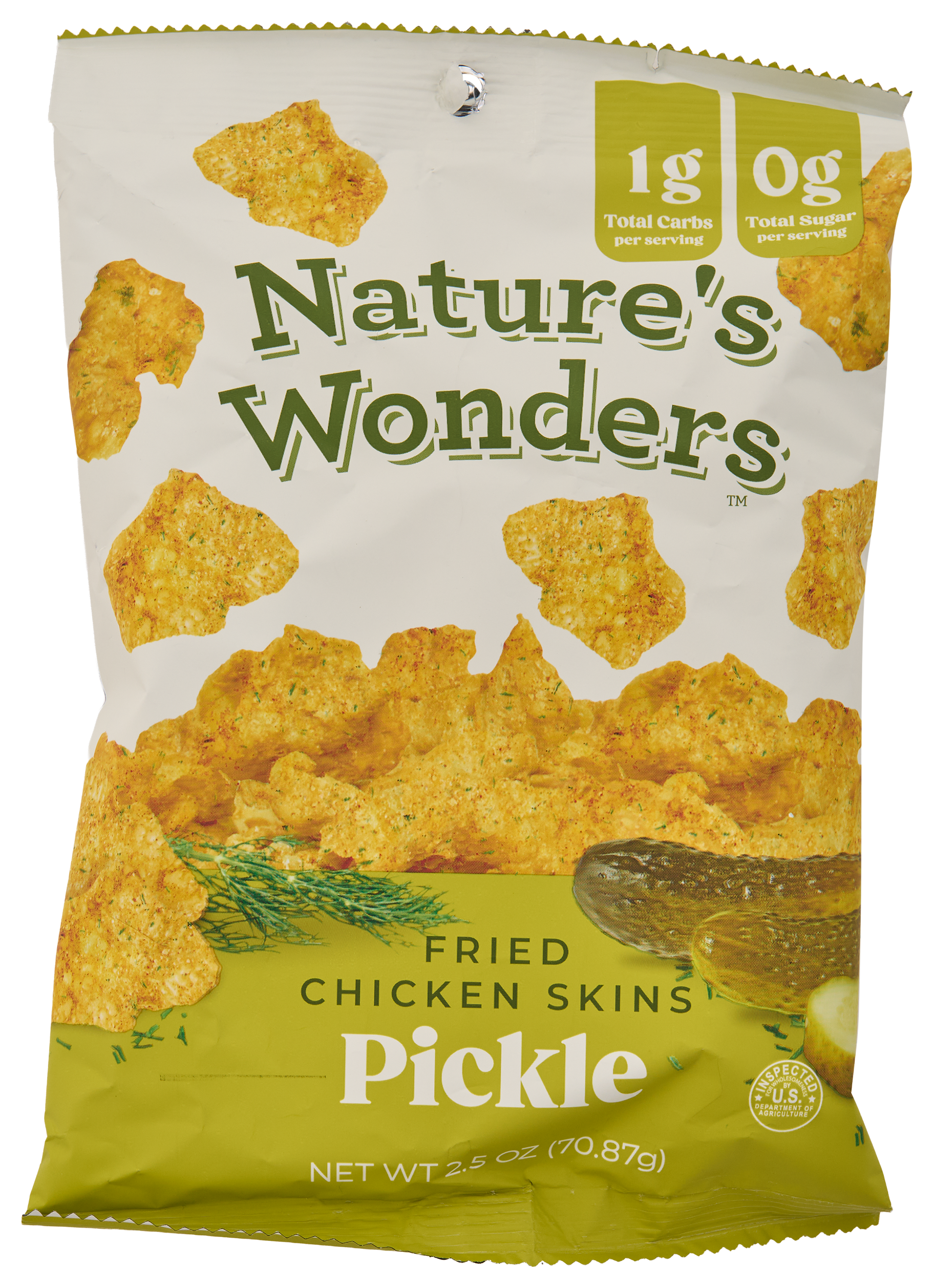 Image of Nature's Wonders Pickle Fried Chicken Skins