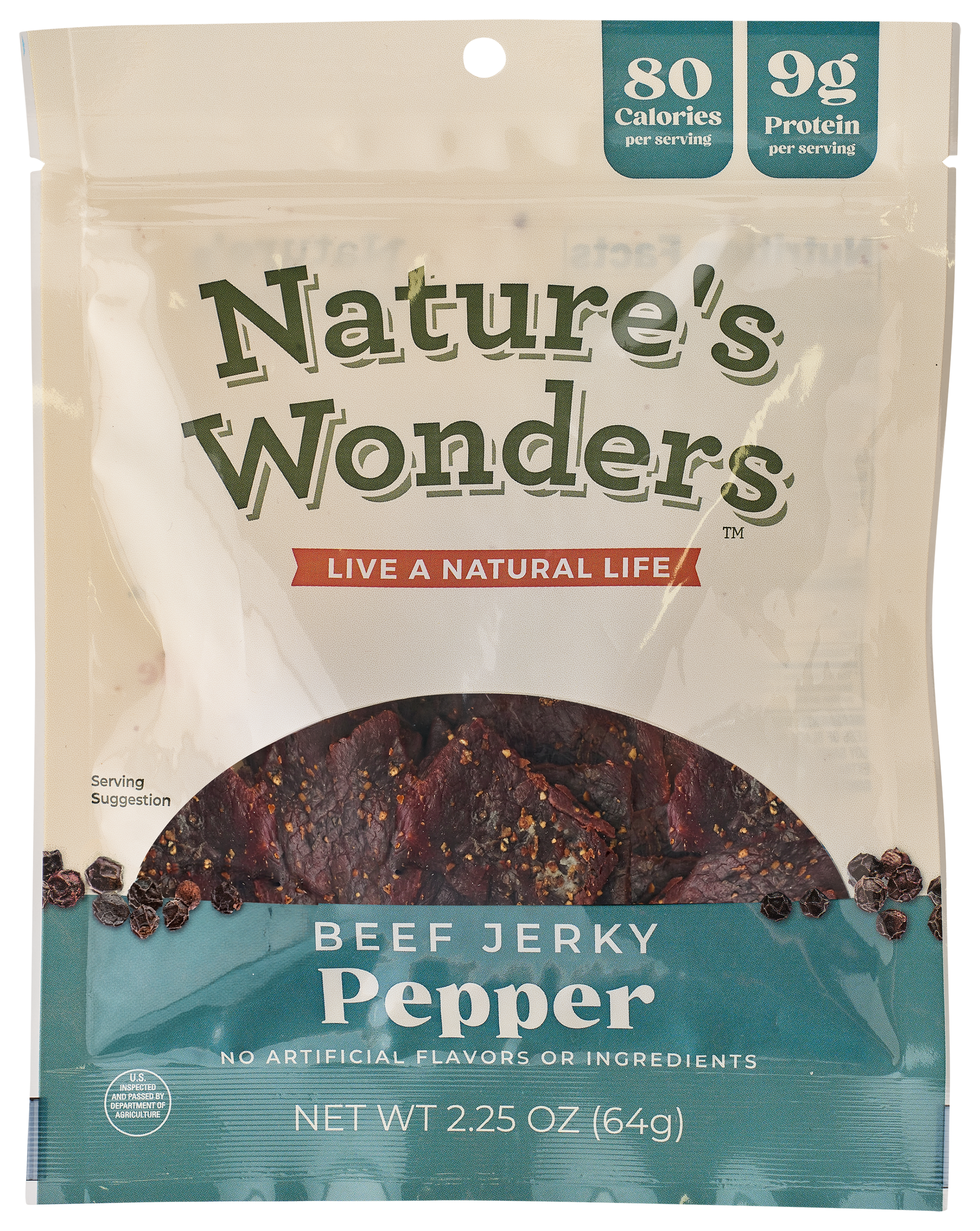 Image of Nature's Wonders Pepper Beef Jerky