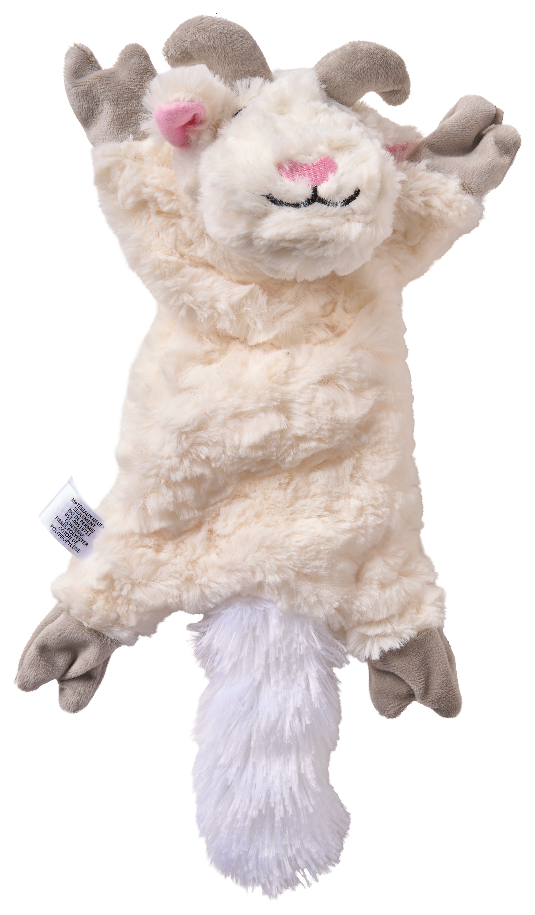 Image of Jolly Pets Fat Tail Billy Goat Dog Toy - S
