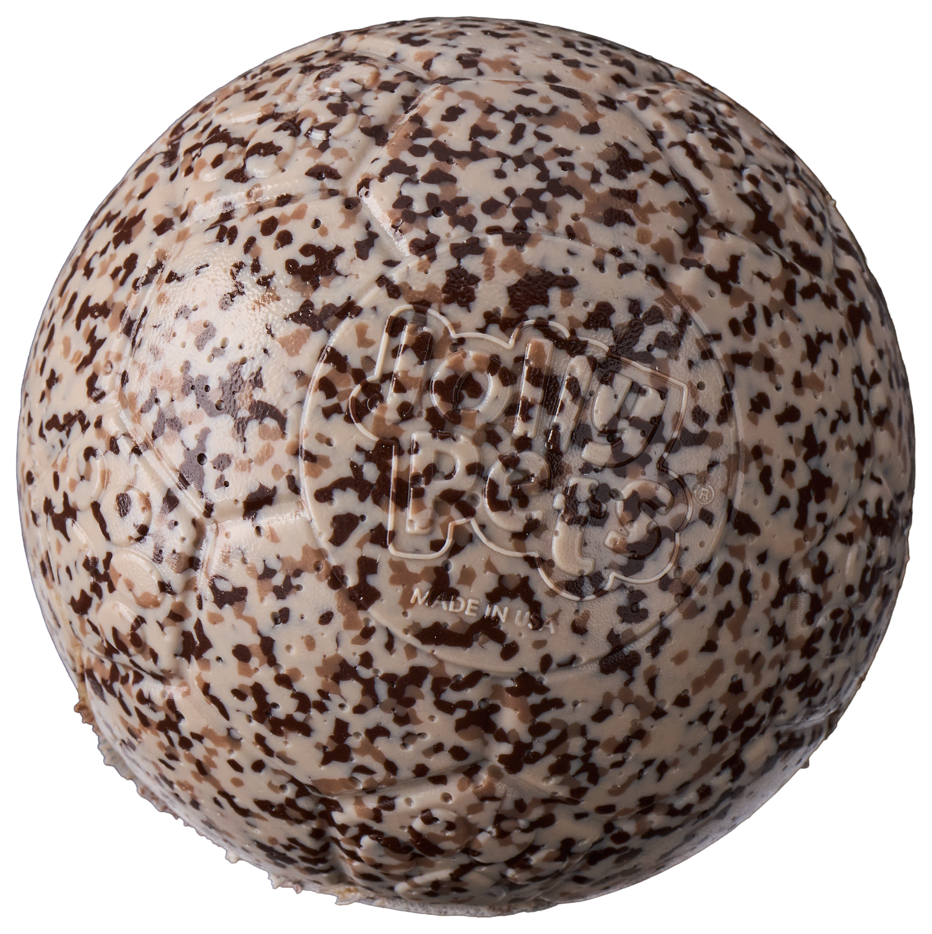 Image of "Jolly Pets Scented Soccer Ball Dog Toy - S'more - 3"""
