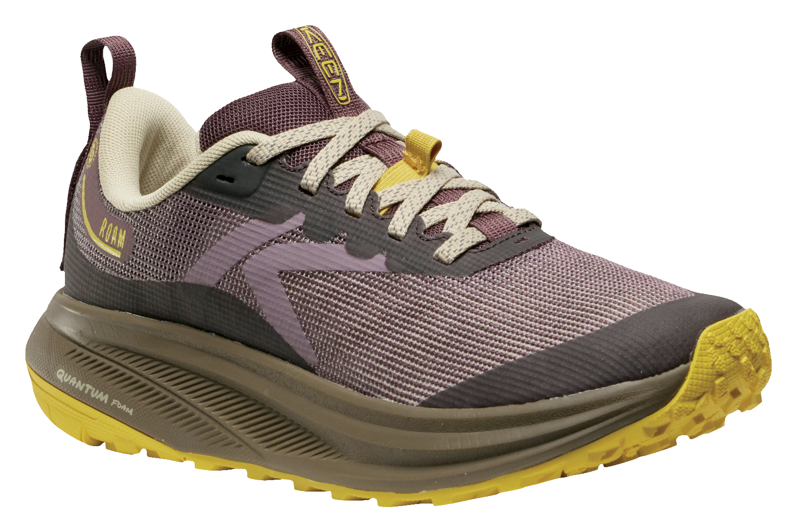 Image of KEEN Roam Trail Running Shoes for Women - Huckleberry/Symphonic Sunset