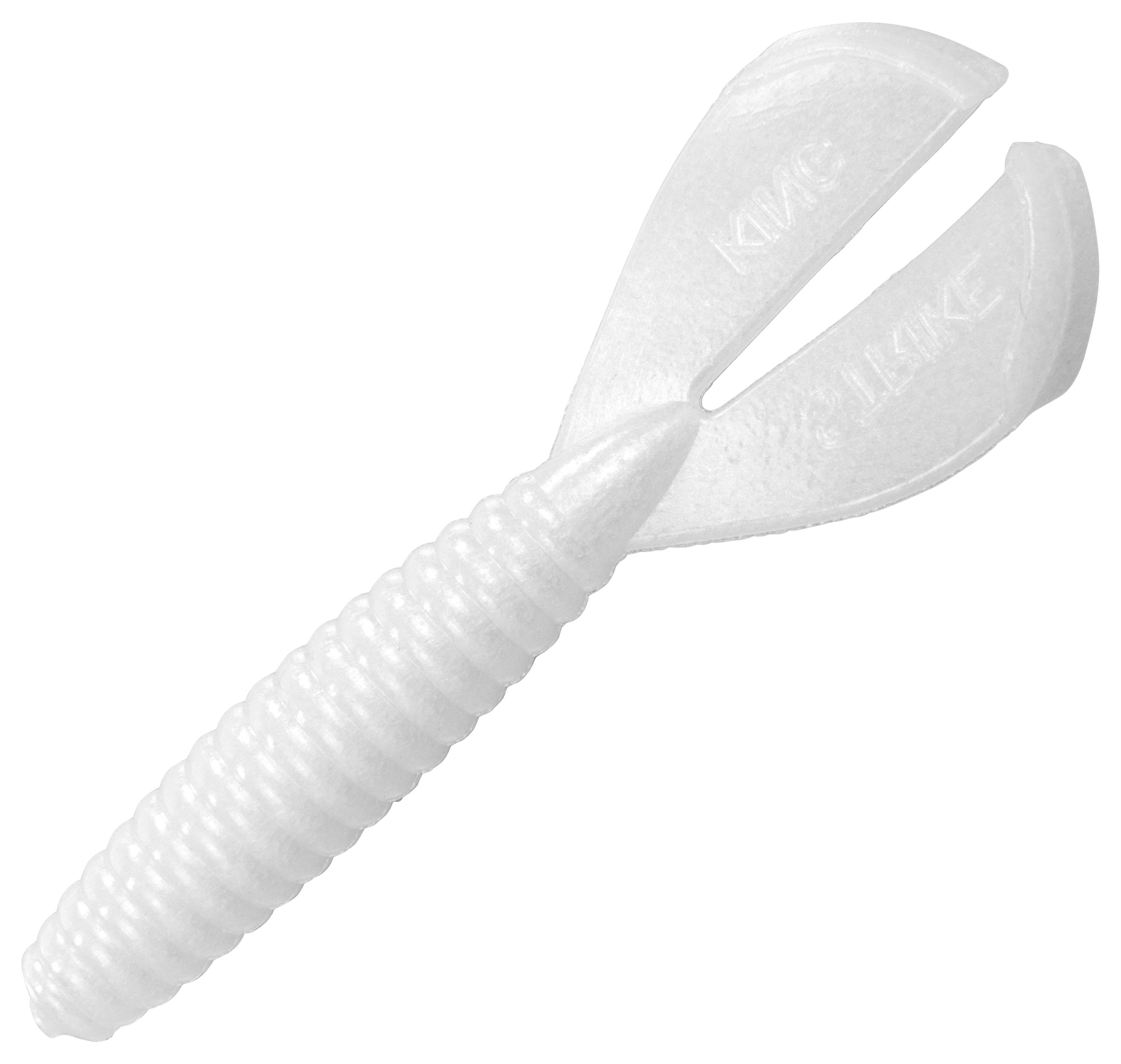 Strike King Rage Tail Twin Tail Menace Grub - 3-1/2 - Pearl - 1208110506573-4671105 - Fishing The Strike King® Rage Tail™ Twin Tail Menace Gr sku 1208110506573-4671105