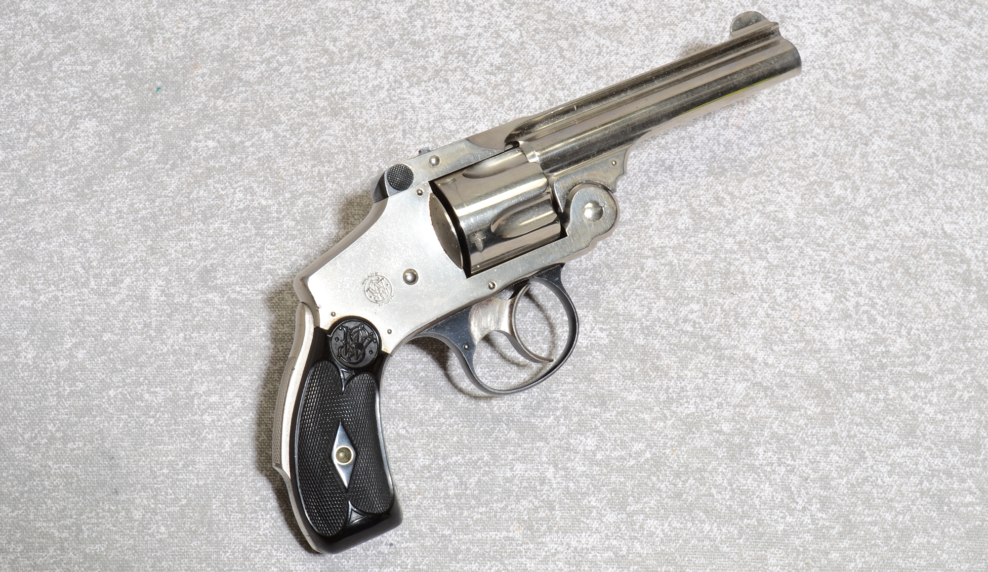 Smith & Wesson Top-Latch Revolver, 38 S&W, 4 inch Barrel, 1 1/4 lbs. - Bass Pro Shops