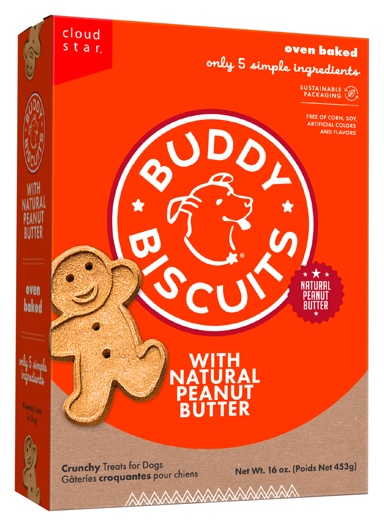 Image of Buddy Biscuits Peanut Butter Oven-Baked Dog Treats
