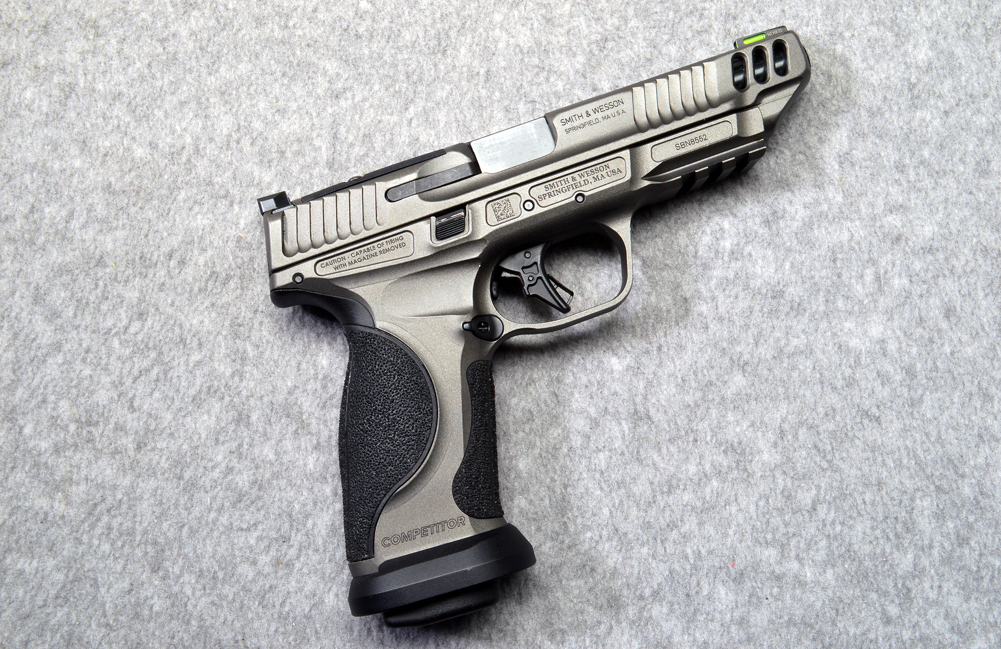 Image of Smith & Wesson ~ Performance Center M&P M2.0 Competitor Tungsten ~ 9mm