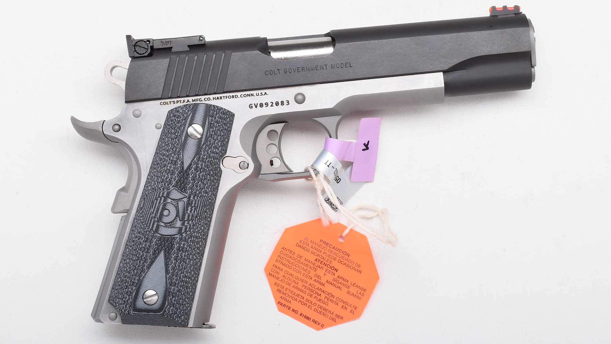 Colt ~ 1911 Gold Cup Trophy ~ .38 Super