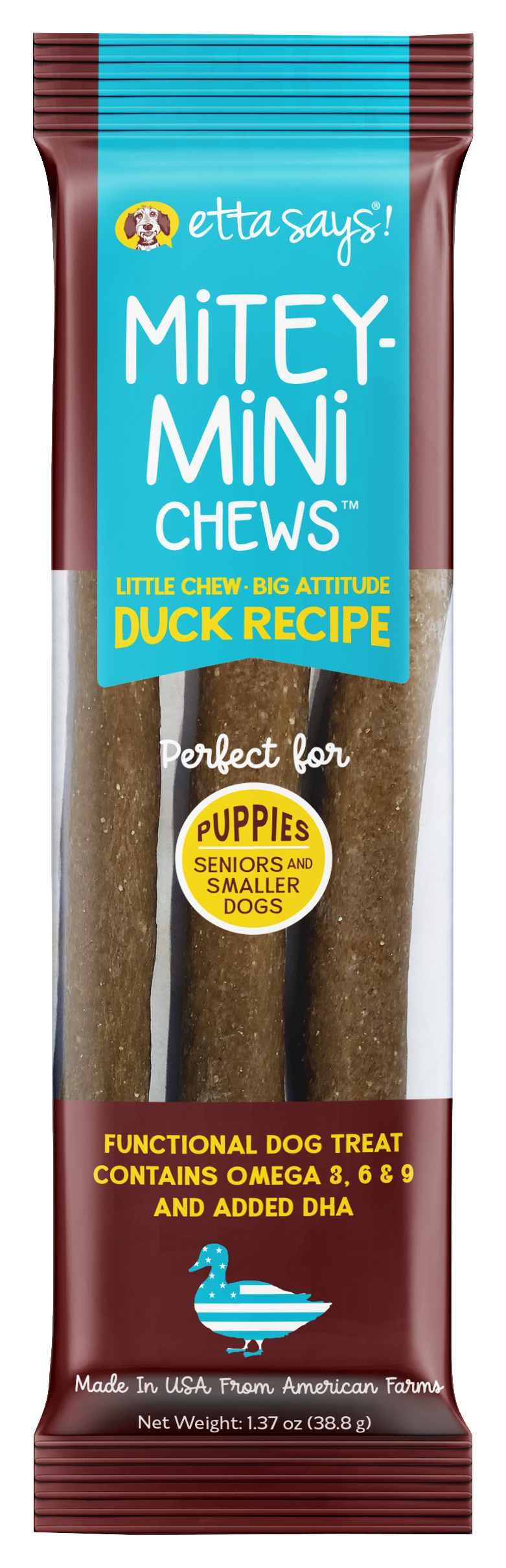 Image of Etta Says! Duck Mitey-Mini Dog Chews