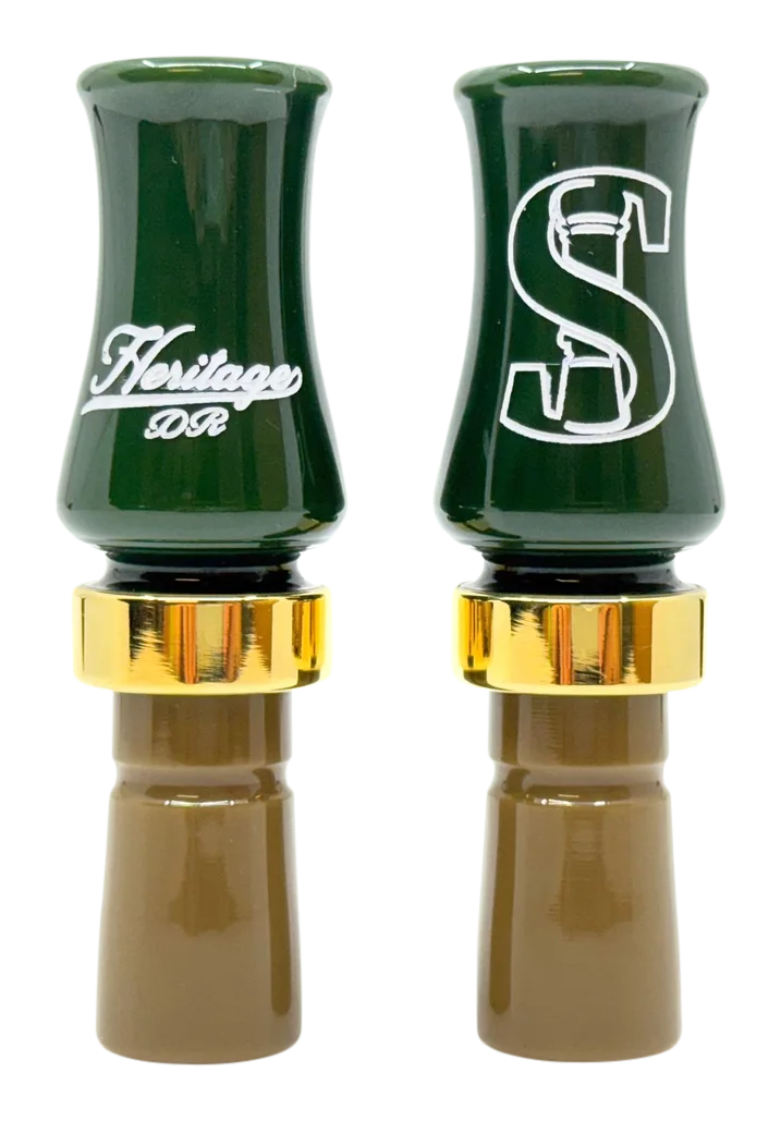 Image of Singleton Game Calls Heritage DR Duck Call - OD/Tan
