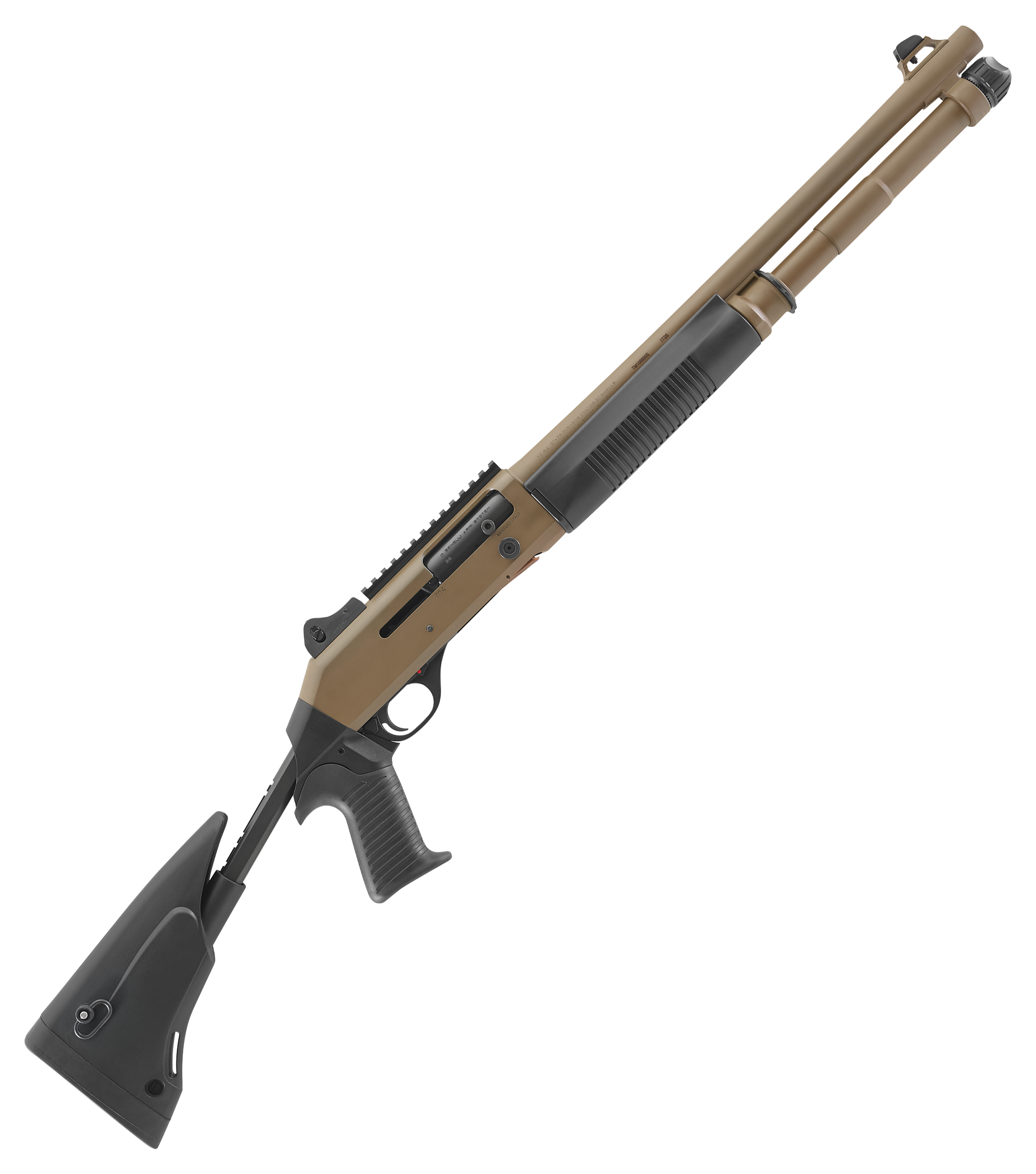 Benelli M4 EXT SemiAuto Shotgun  FDE Cerakote