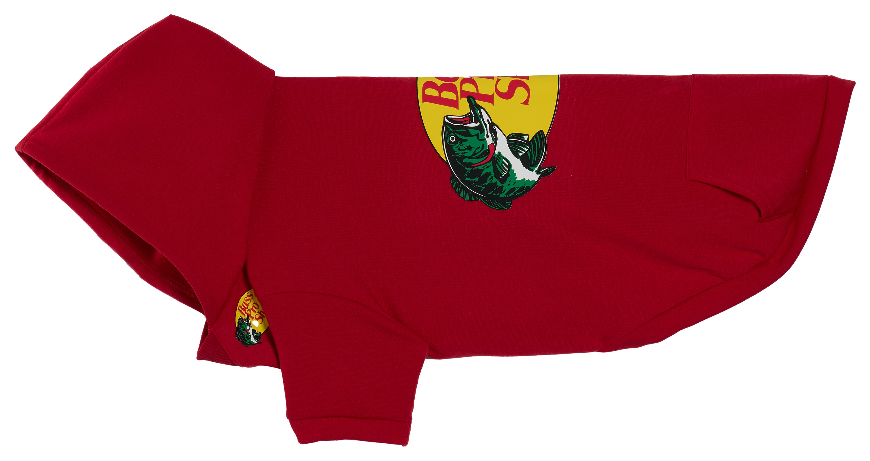 Image of Bass Pro Shops Logo Hoodie for Dogs - Red - M