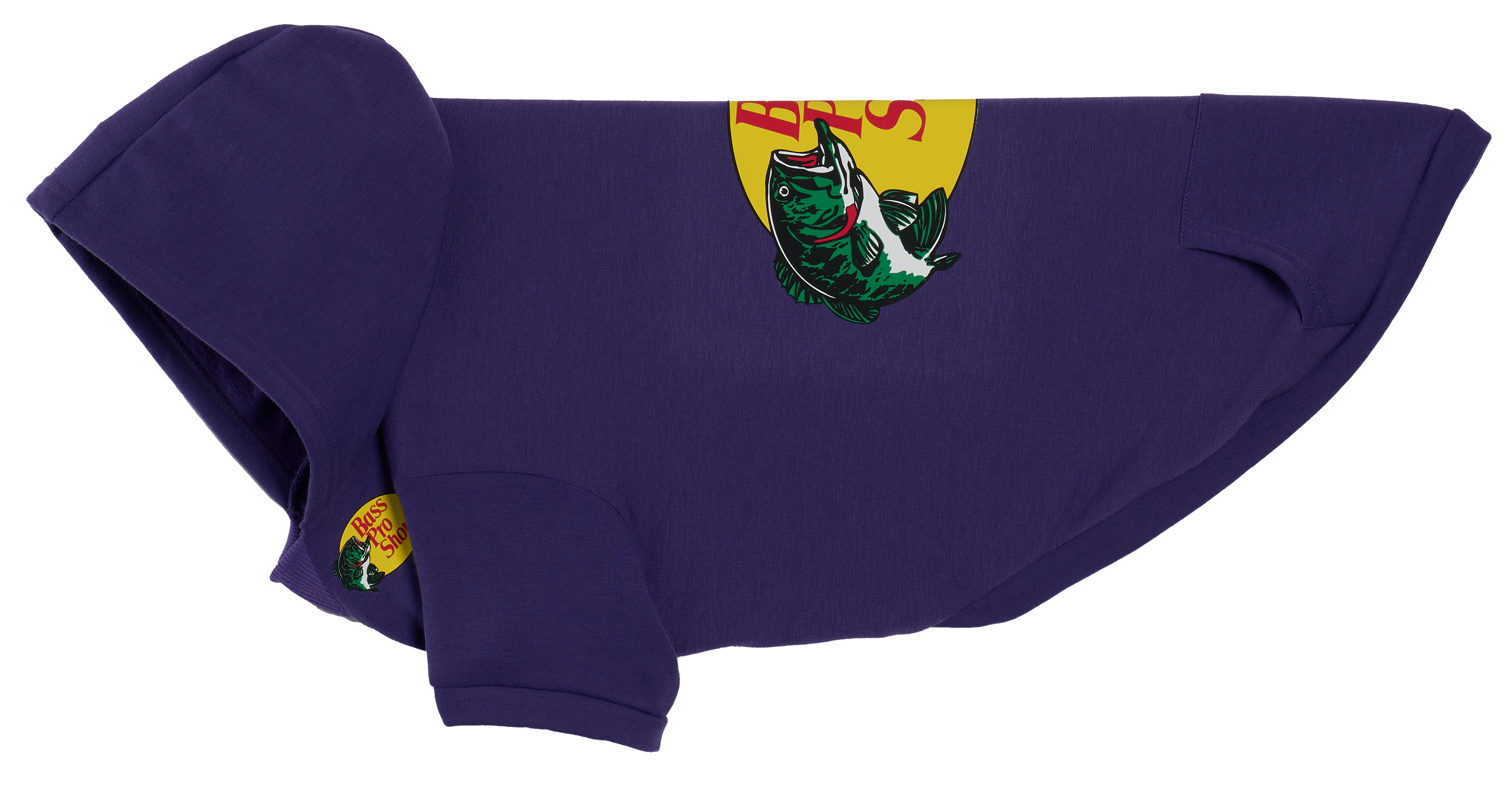 Image of Bass Pro Shops Logo Hoodie for Dogs - Purple - XL