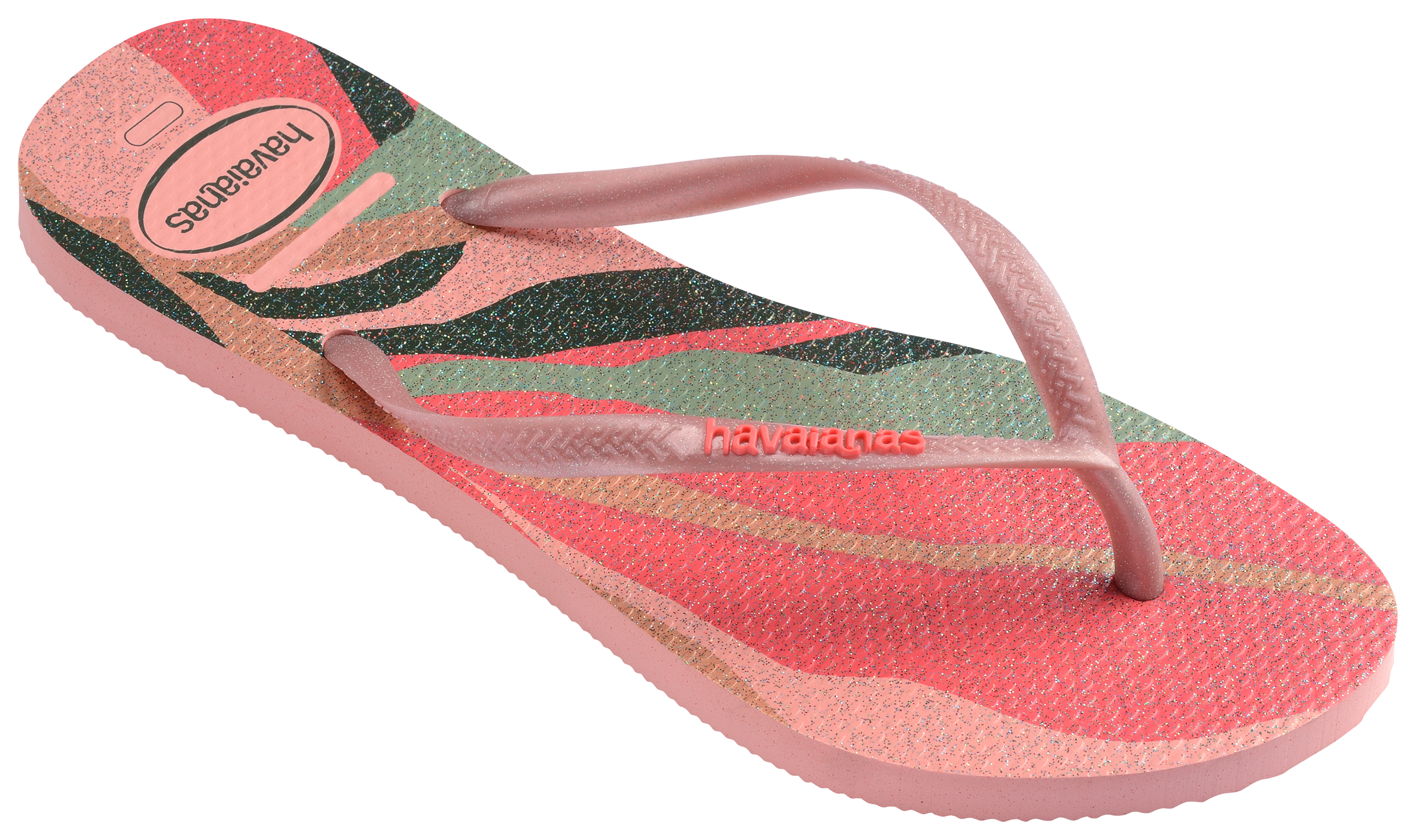 Image of Havaianas Slim Palette Glow Flip Flop Sandals for Women