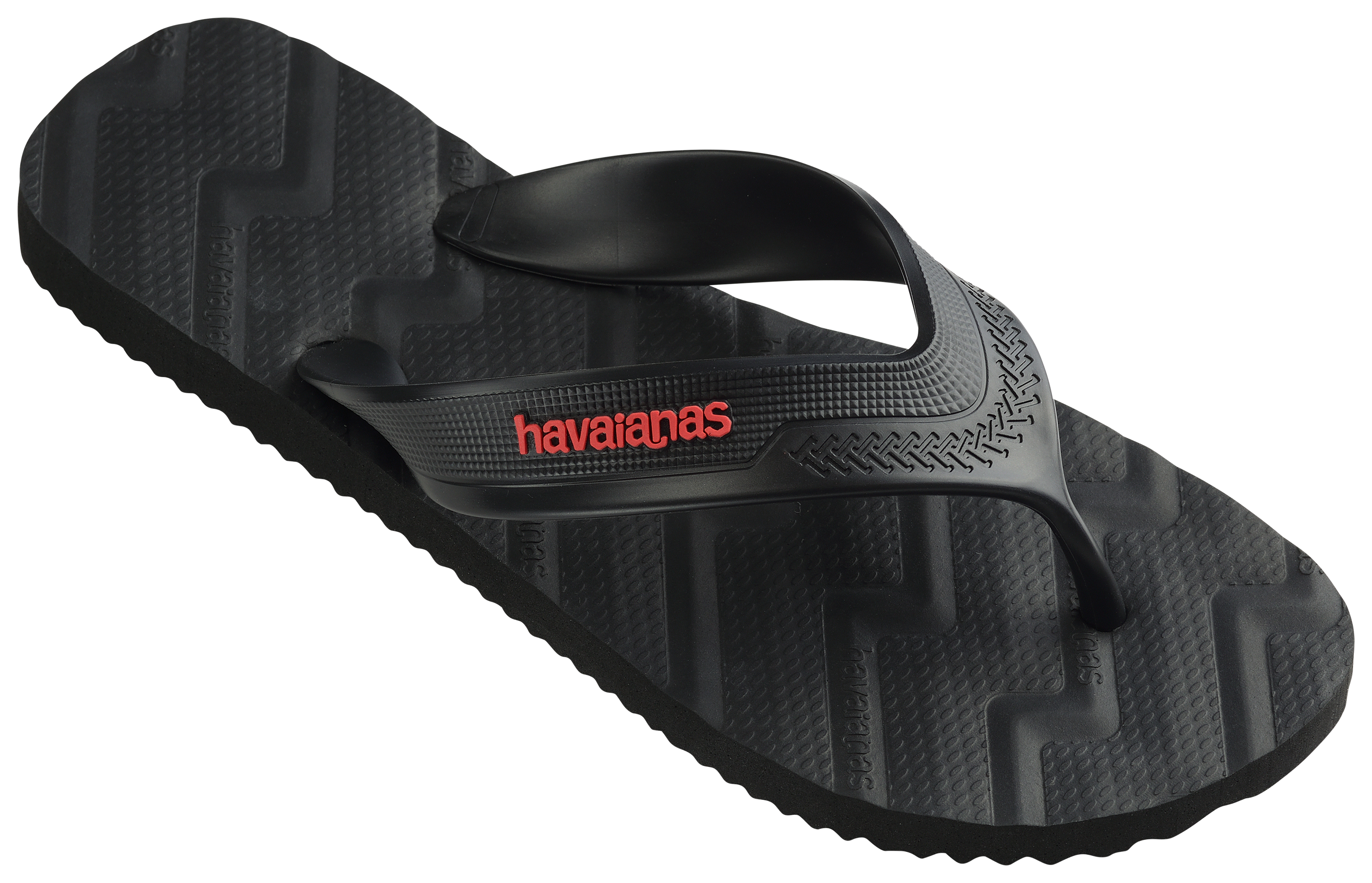 Image of Havaianas Track Waves Flip Flop Sandals for Men - Black
