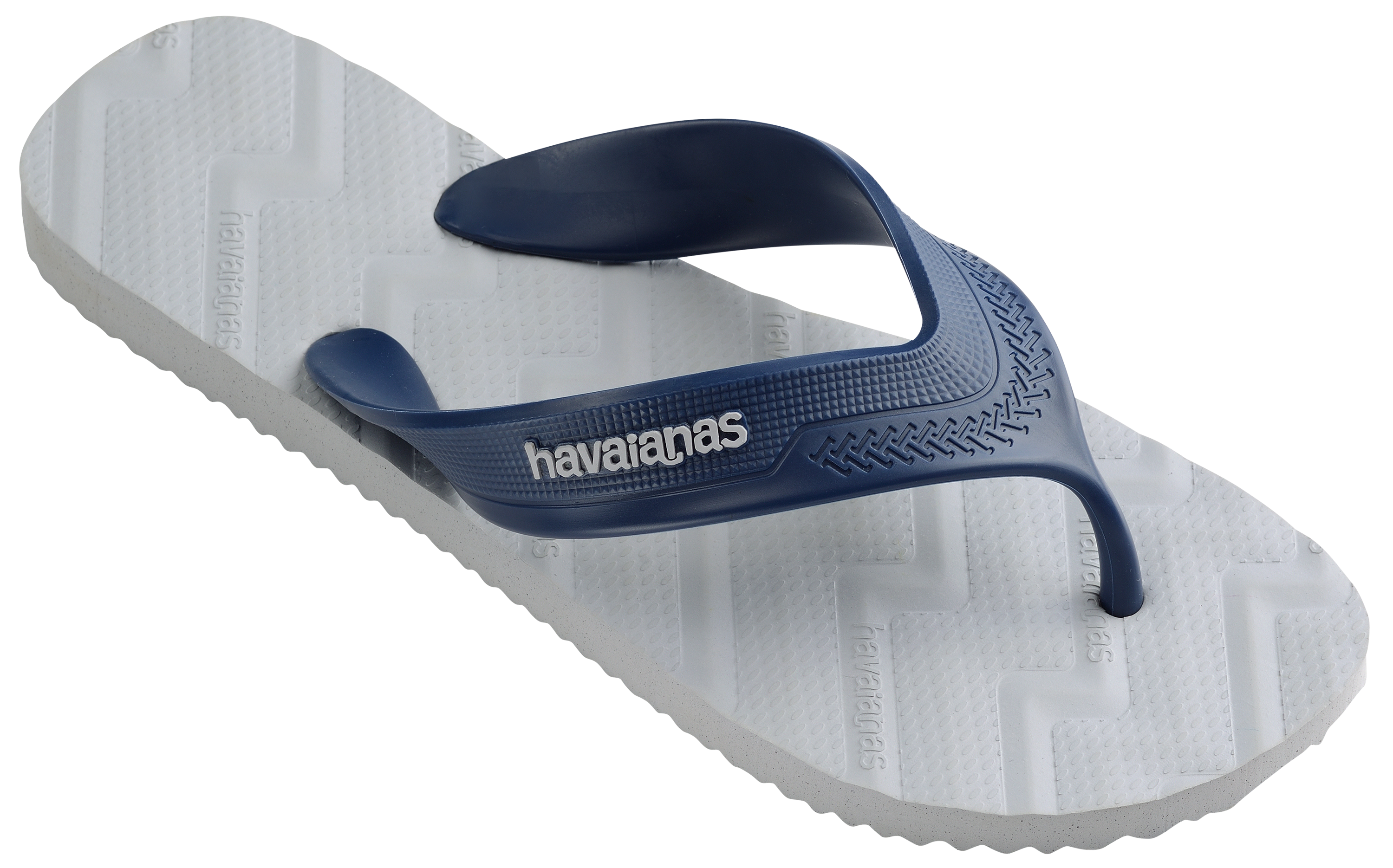 Image of Havaianas Track Waves Flip Flop Sandals for Men - Ice Grey