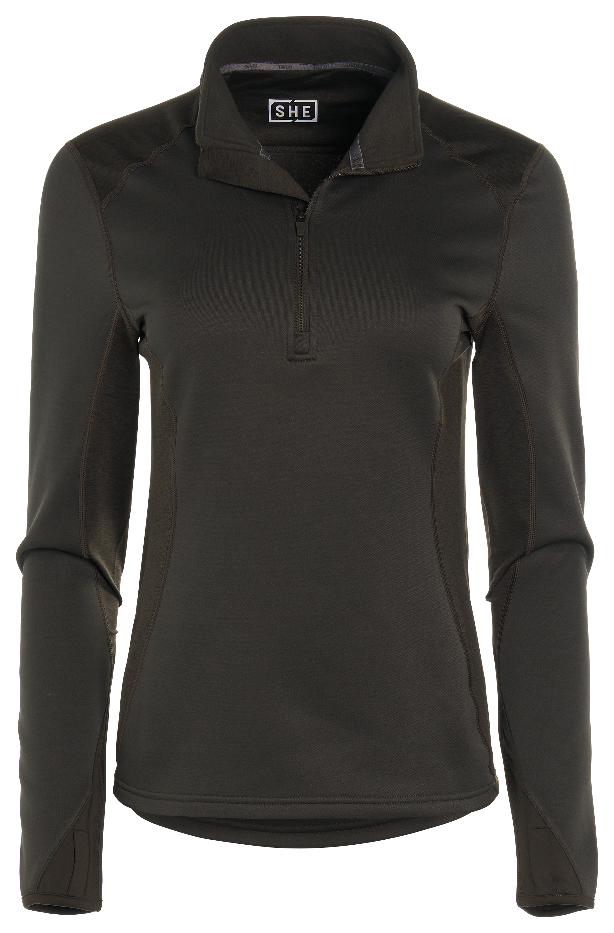 Image of SHE Outdoor 4.0 Quarter-Zip Pullover - Black