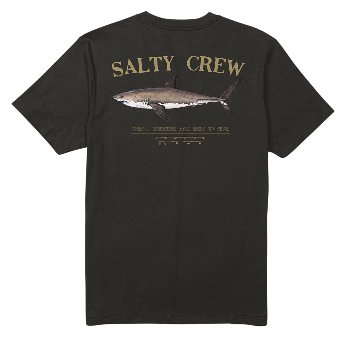 Image of Salty Crew Premium Bruce Shark Graphic Short-Sleeve T-Shirt - Black