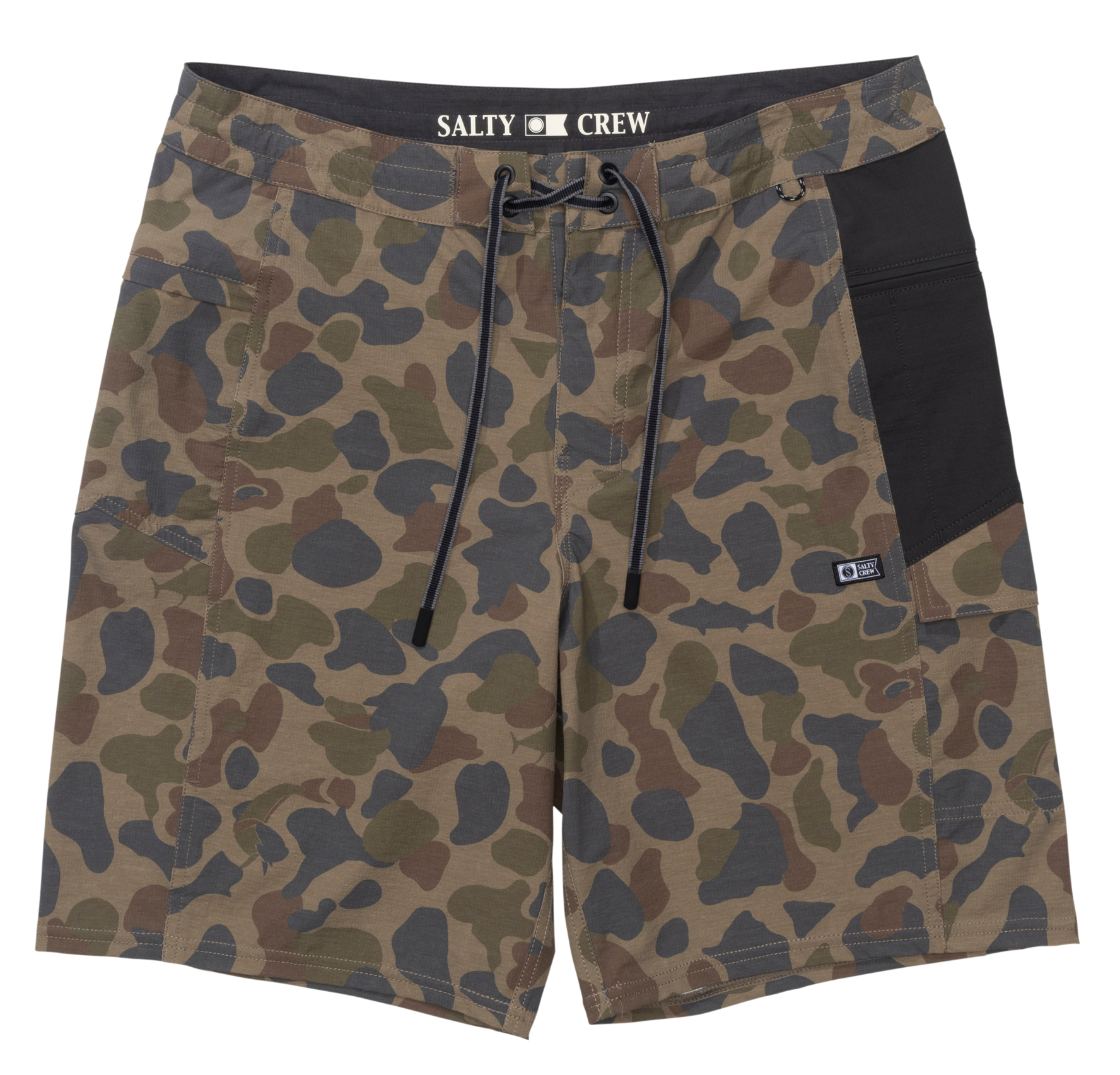 Image of Salty Crew Flagship Boat Shorts - Sand Camo