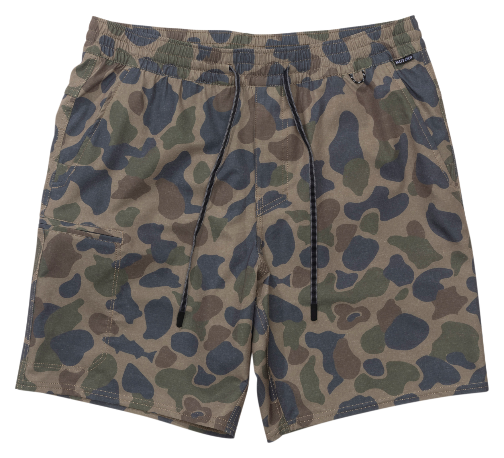 Image of Salty Crew EWaist Boat Shorts - Sand Camo