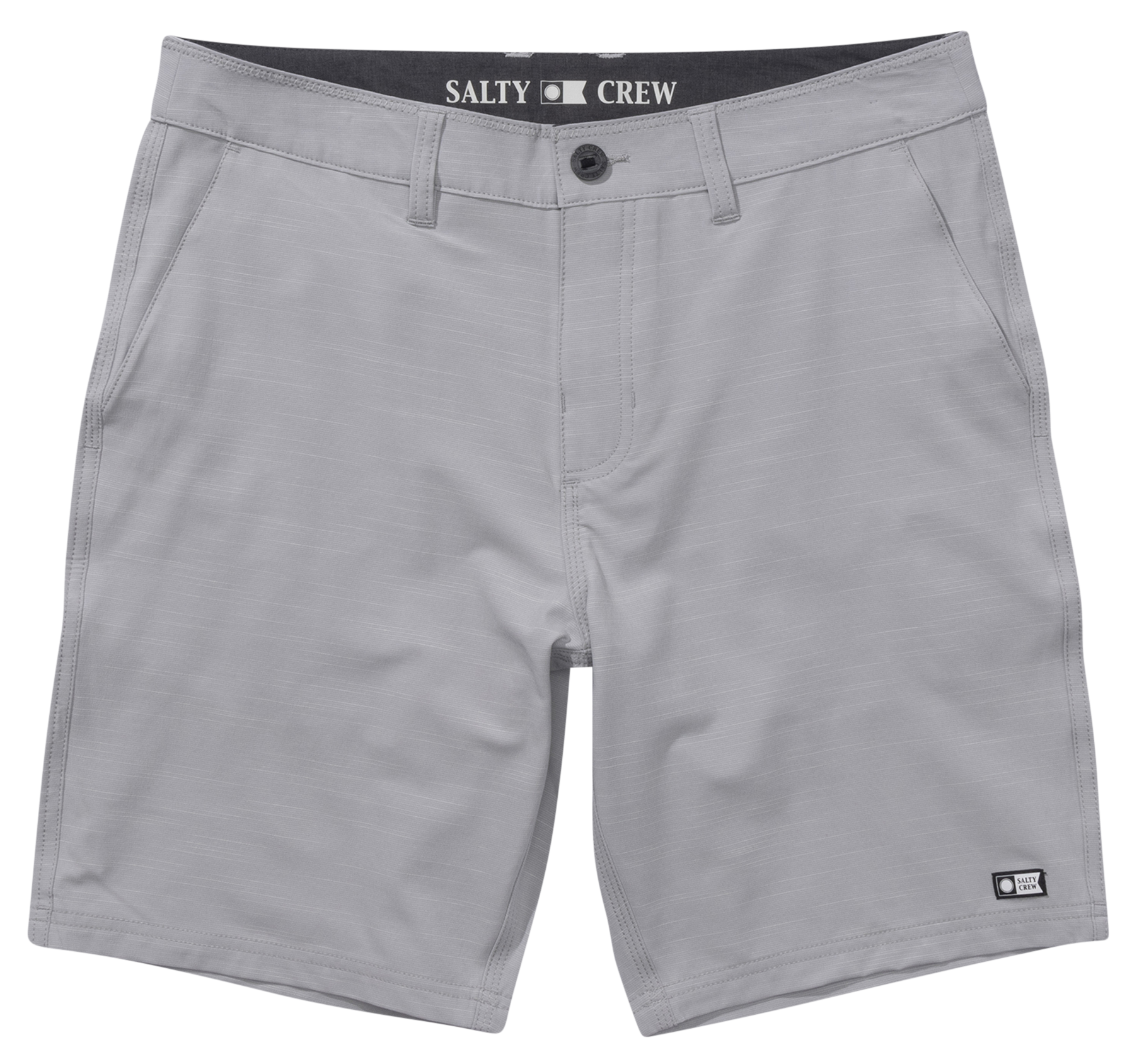 Image of Salty Crew Drifter 19 Slub Hybrid Shorts - Light Grey