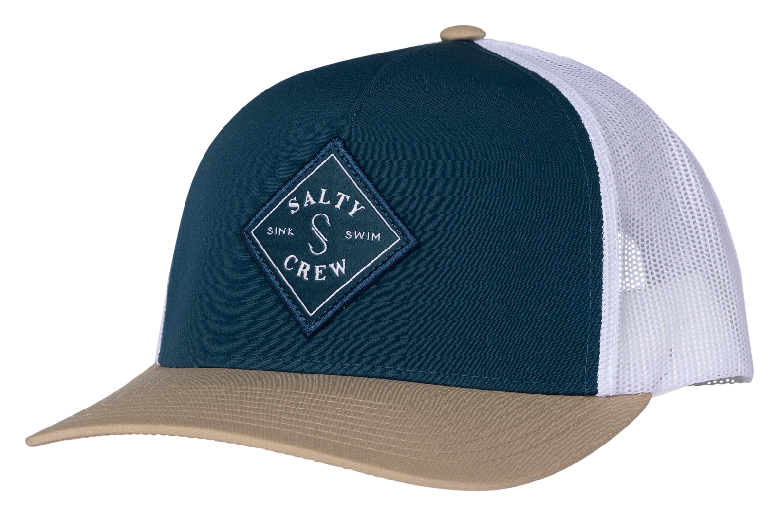 Image of Salty Crew Sealine Retro Trucker Cap - Navy/Khaki