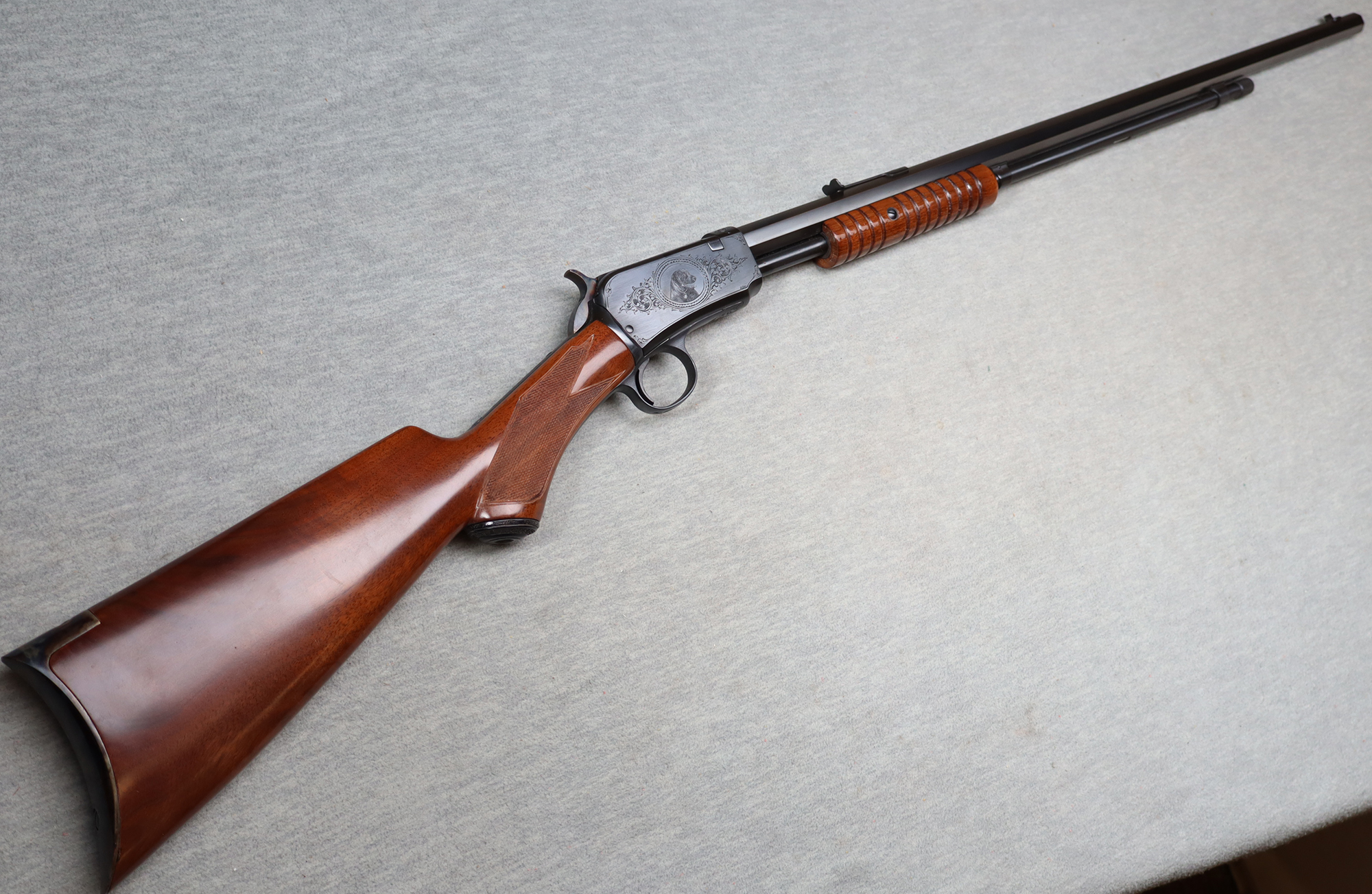 Image of Winchester ~ Model 1890 ~ .22 Short (Angelo Bee engraved)