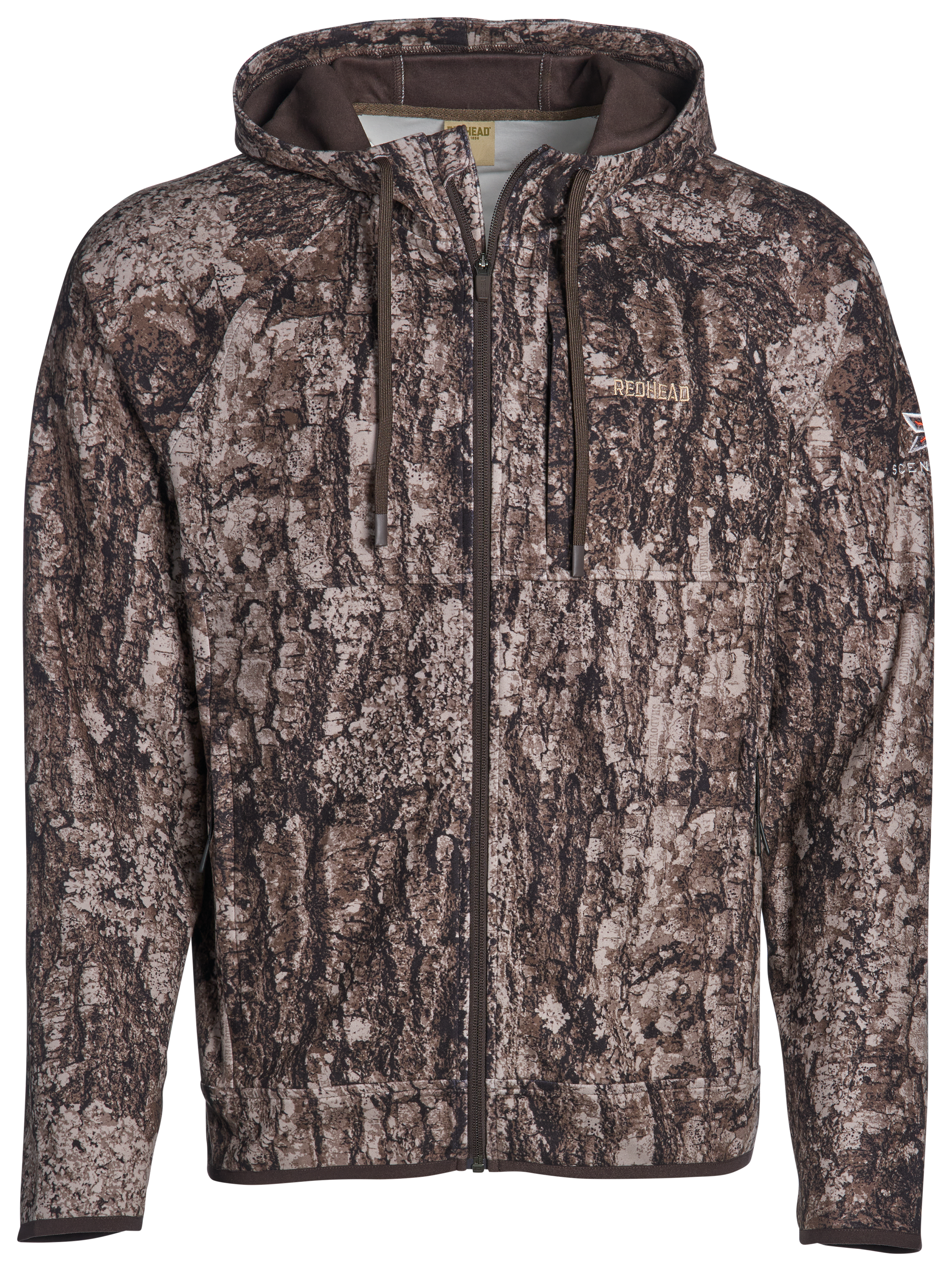 Image of RedHead Full-Zip Tech Fleece Hoodie with SCENTINEL - TrueTimber Shadowbark