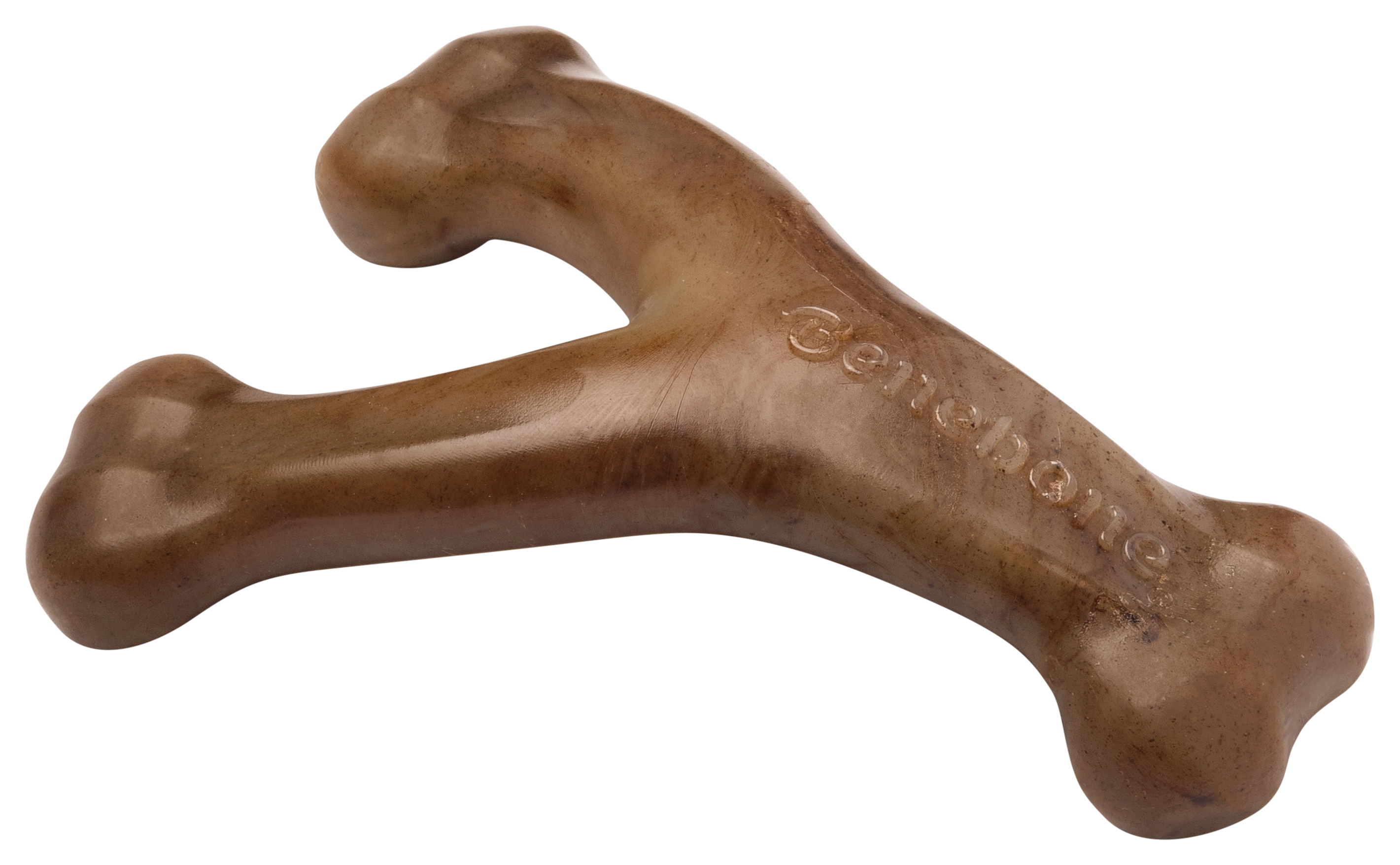 Image of Benebone Bacon Wishbone Dog Chew Toy - Small - 1 Pack