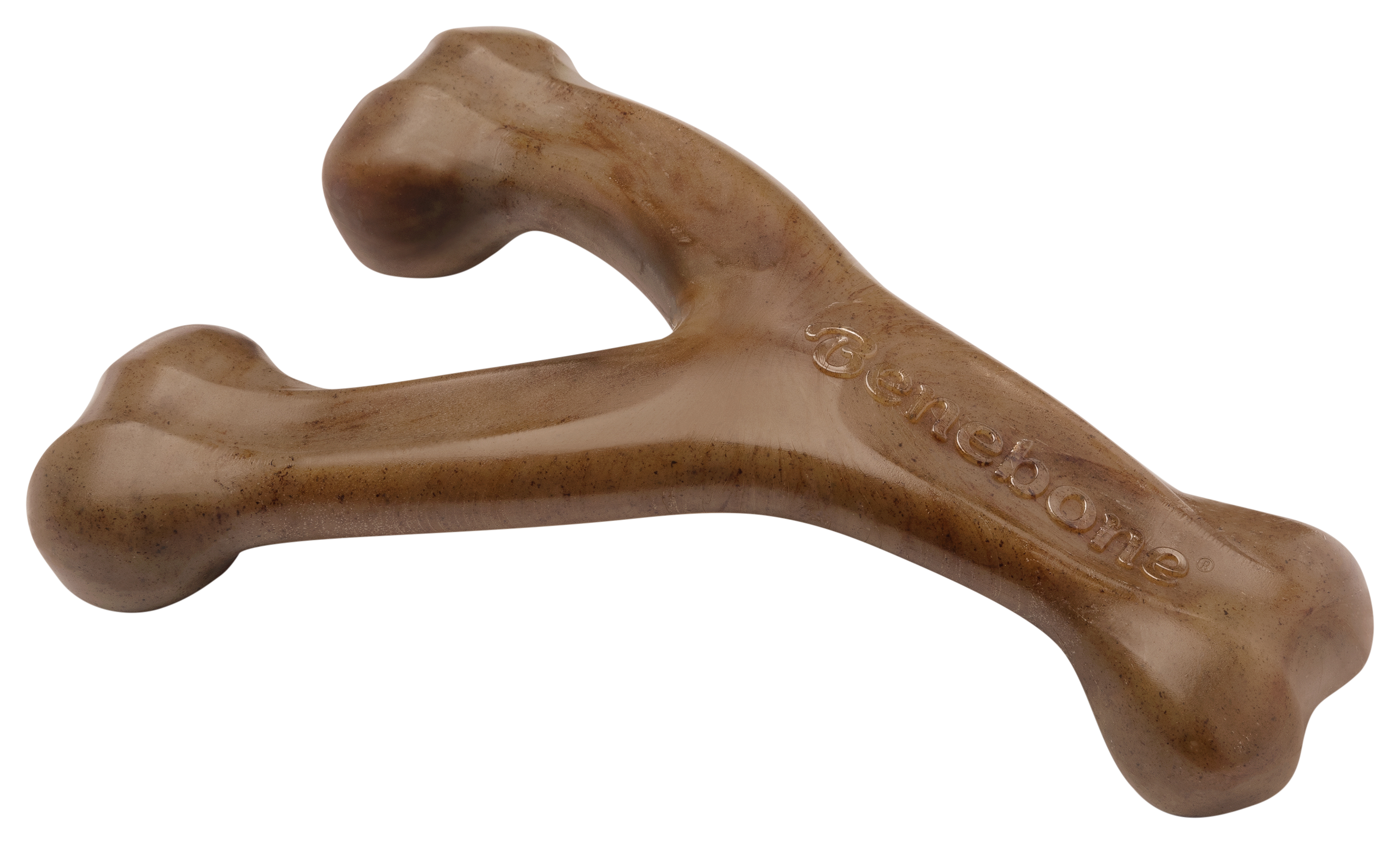 Image of Benebone Bacon Wishbone Dog Chew Toy - Large - 1 Pack