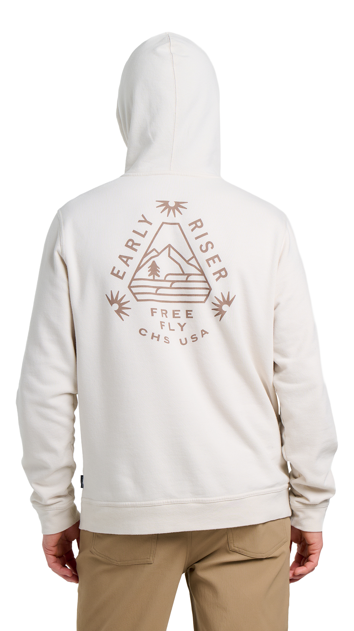 Image of Free Fly Early Riser Fleece Hoodie - Birch - XL