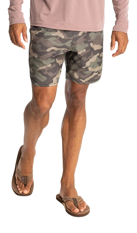 Image of Free Fly Reverb Shorts - Woodland Camo