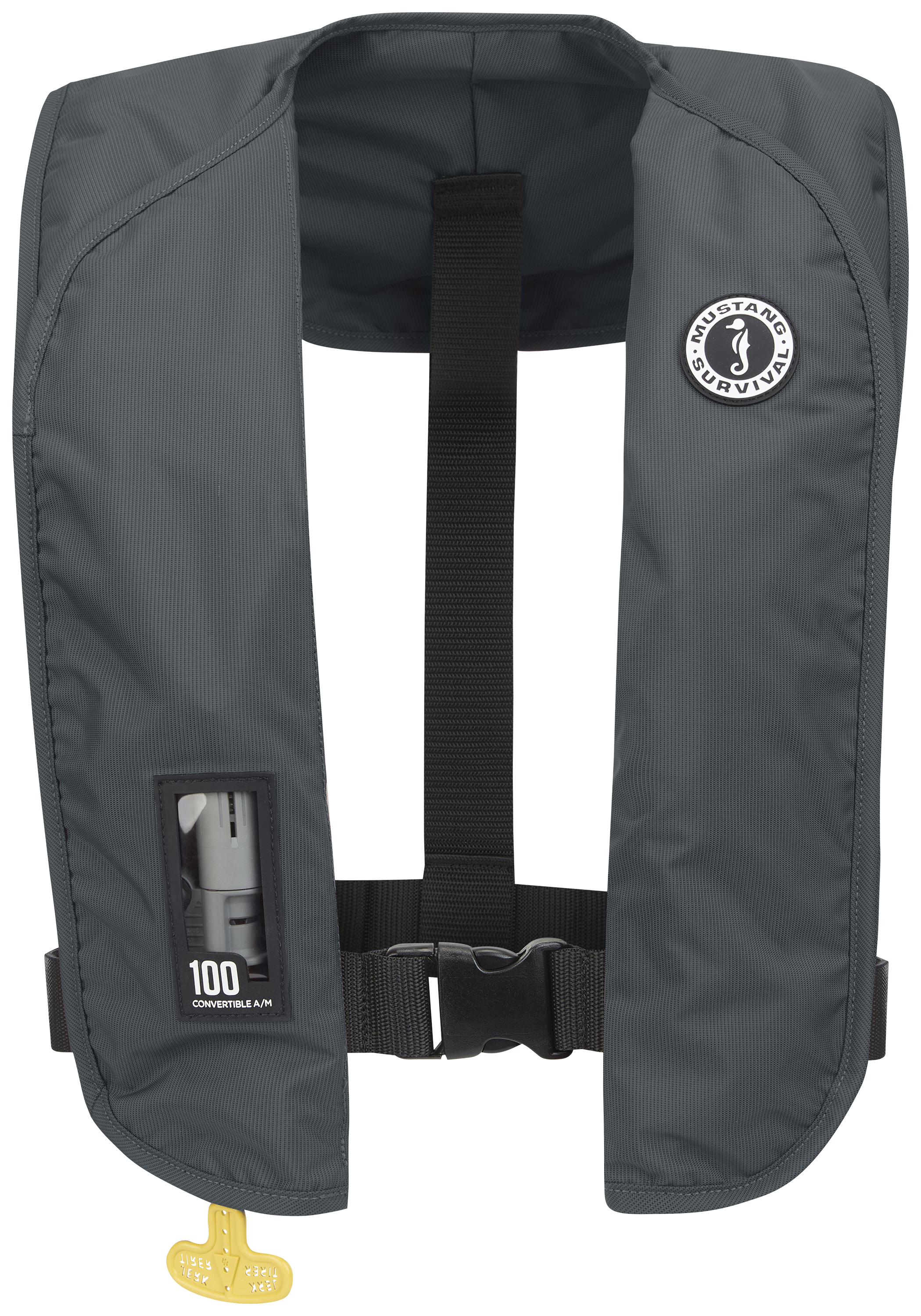 Image of Mustang Survival MIT 100 Convertible A/M Inflatable Life Vest - Admiral Grey