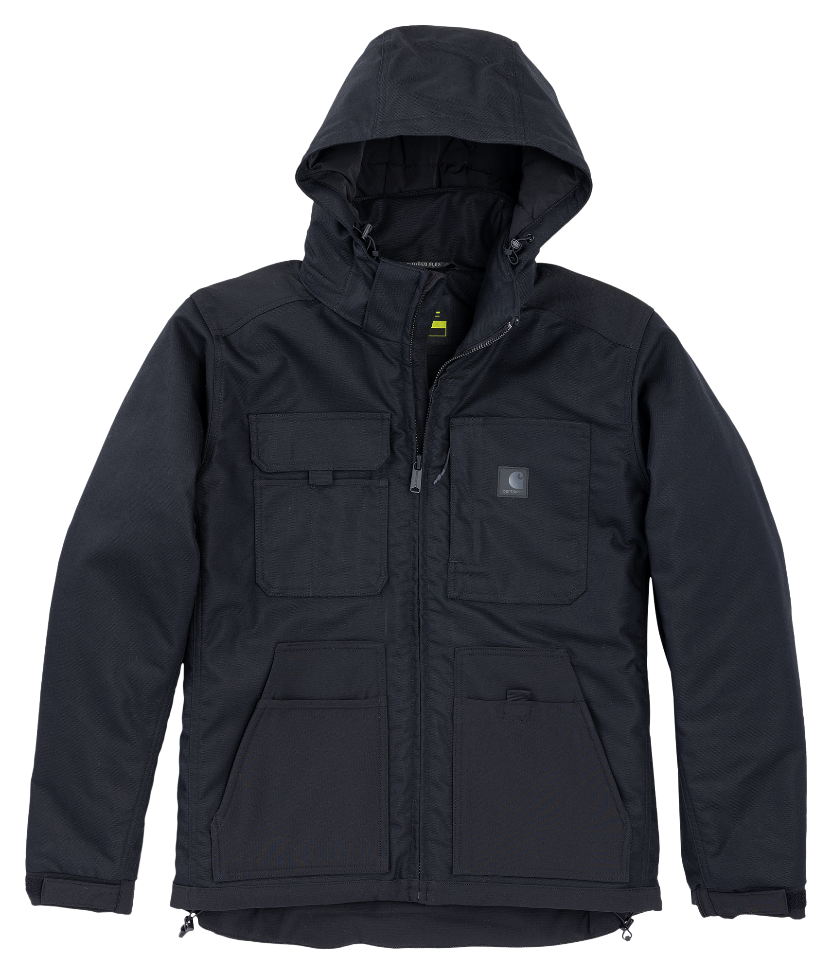 Image of Carhartt Steel Braddock Hooded Jacket - Black