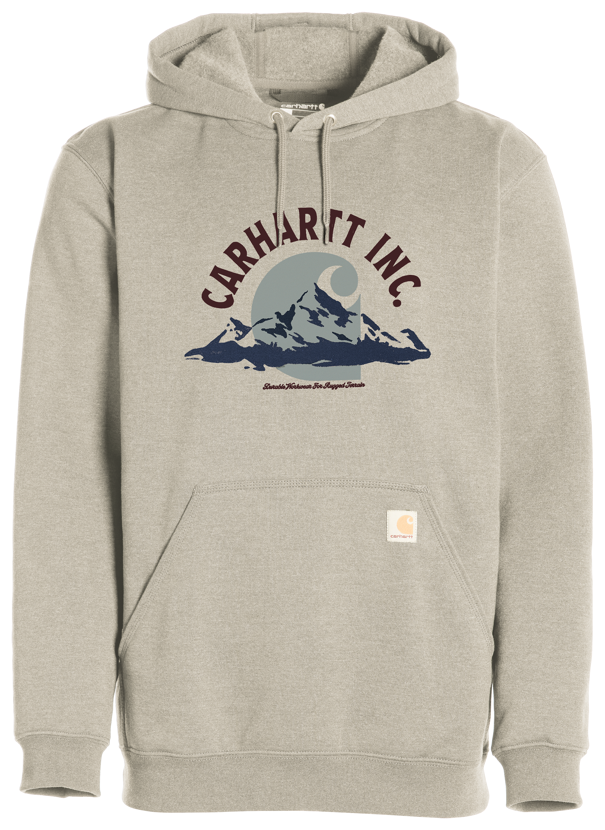 Image of Carhartt Inc. Midweight Graphic Logo Hoodie - Malt