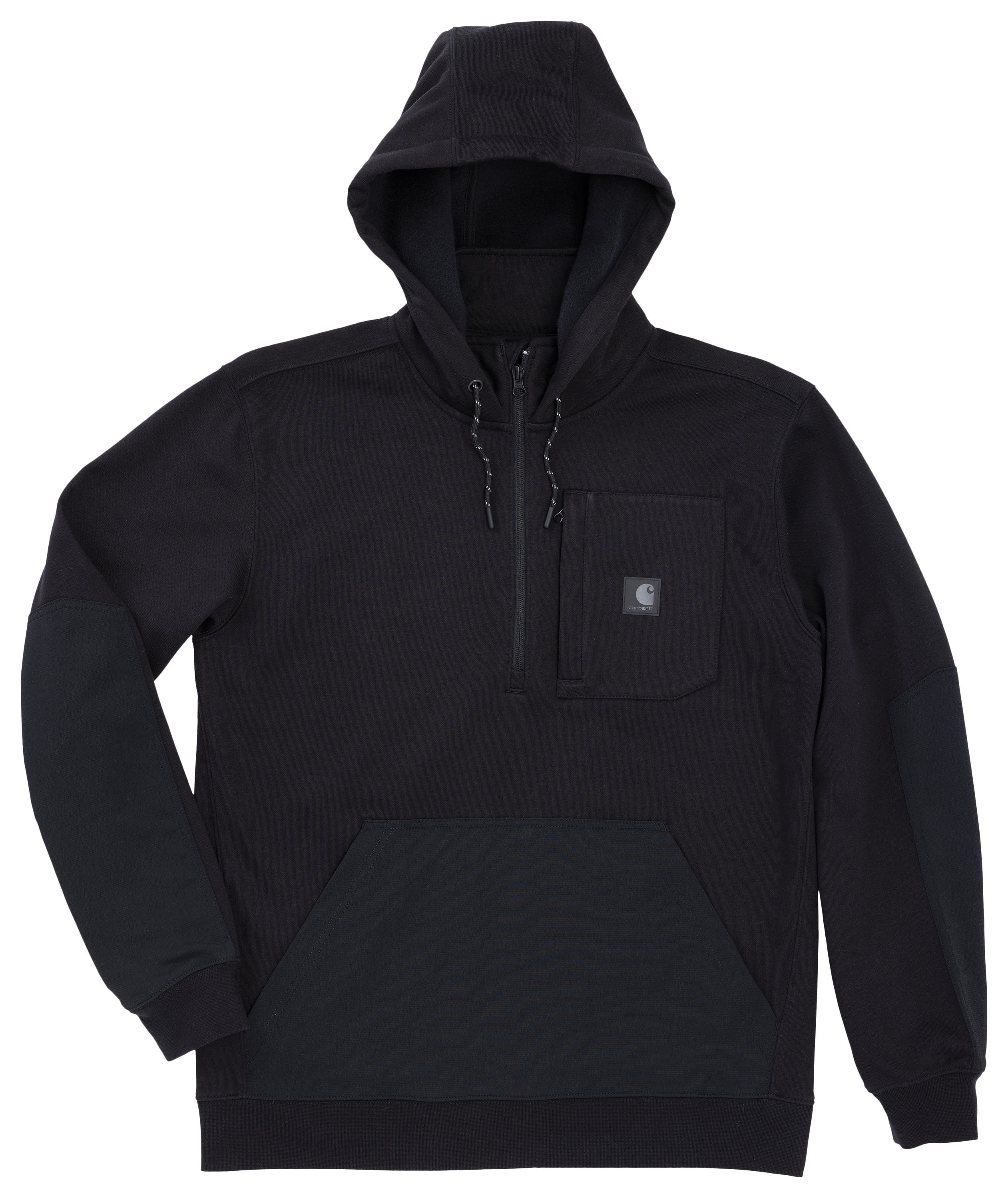 Image of Carhartt Steel Bridgeport Hooded Sweatshirt - Black