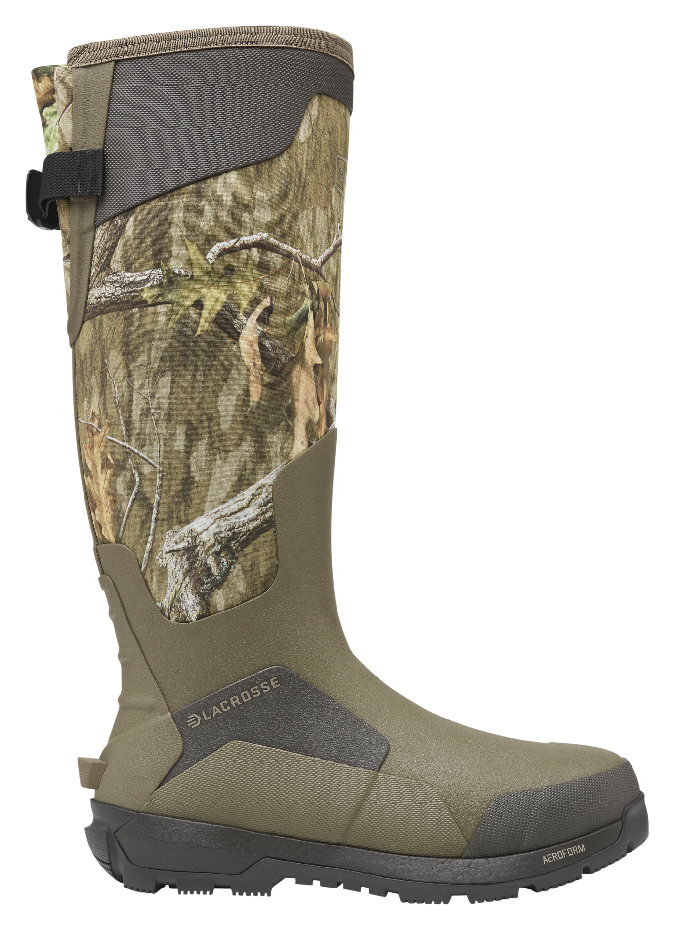 Image of LaCrosse AlphaBurly Aero Hunting Boots for Men - Mossy Oak Country Roots