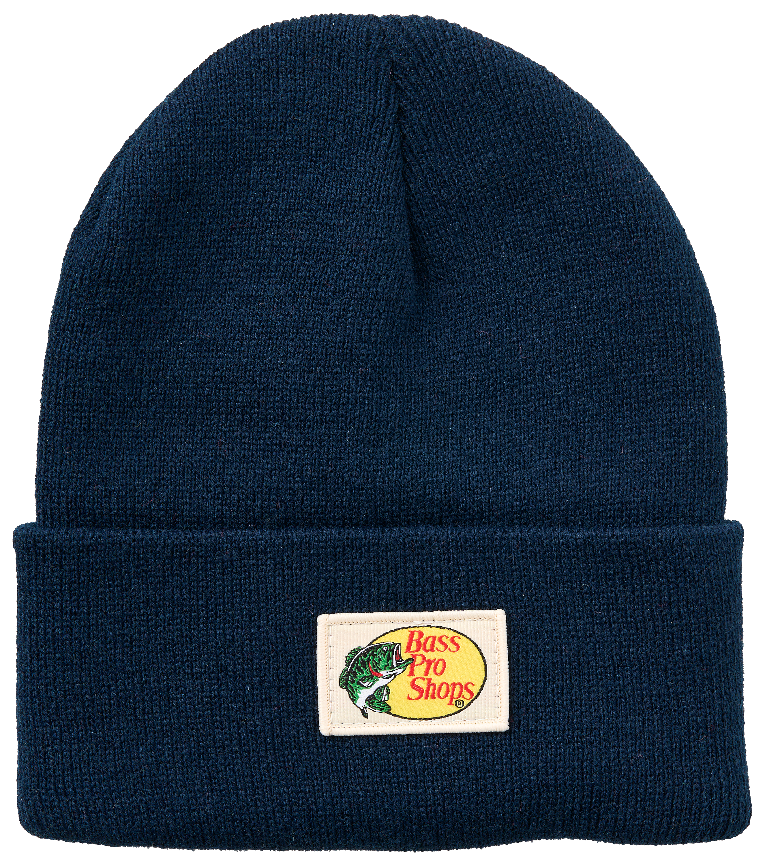 Image of Bass Pro Shops Logo Label Knit Cuff Beanie - Navy