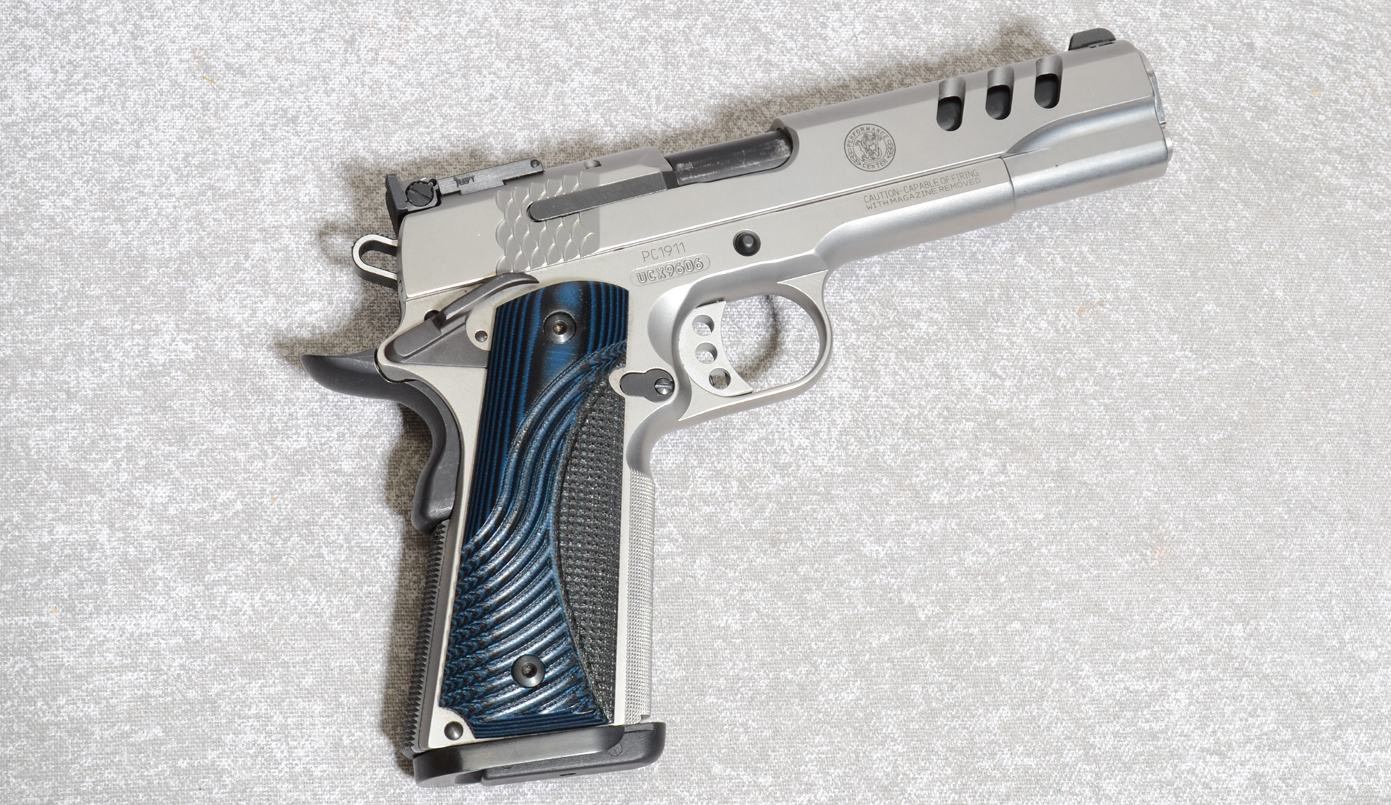 Image of Smith & Wesson PC 1911 Pistol, .45 Auto, 5 Inch Barrel, 2 5/8 lbs