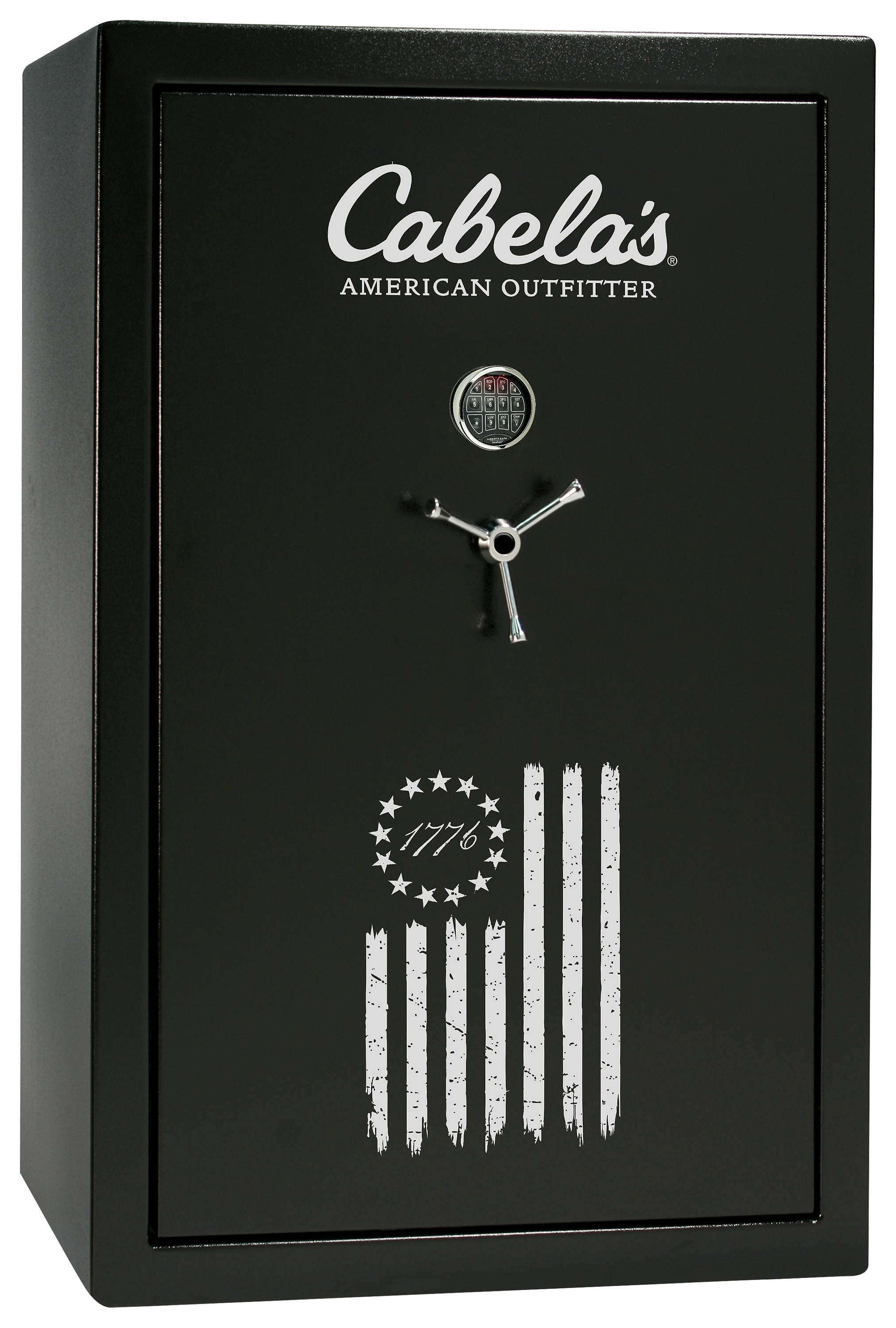 Image of Cabela's American Outfitter 48-Gun E-Lock Gun Safe - Black