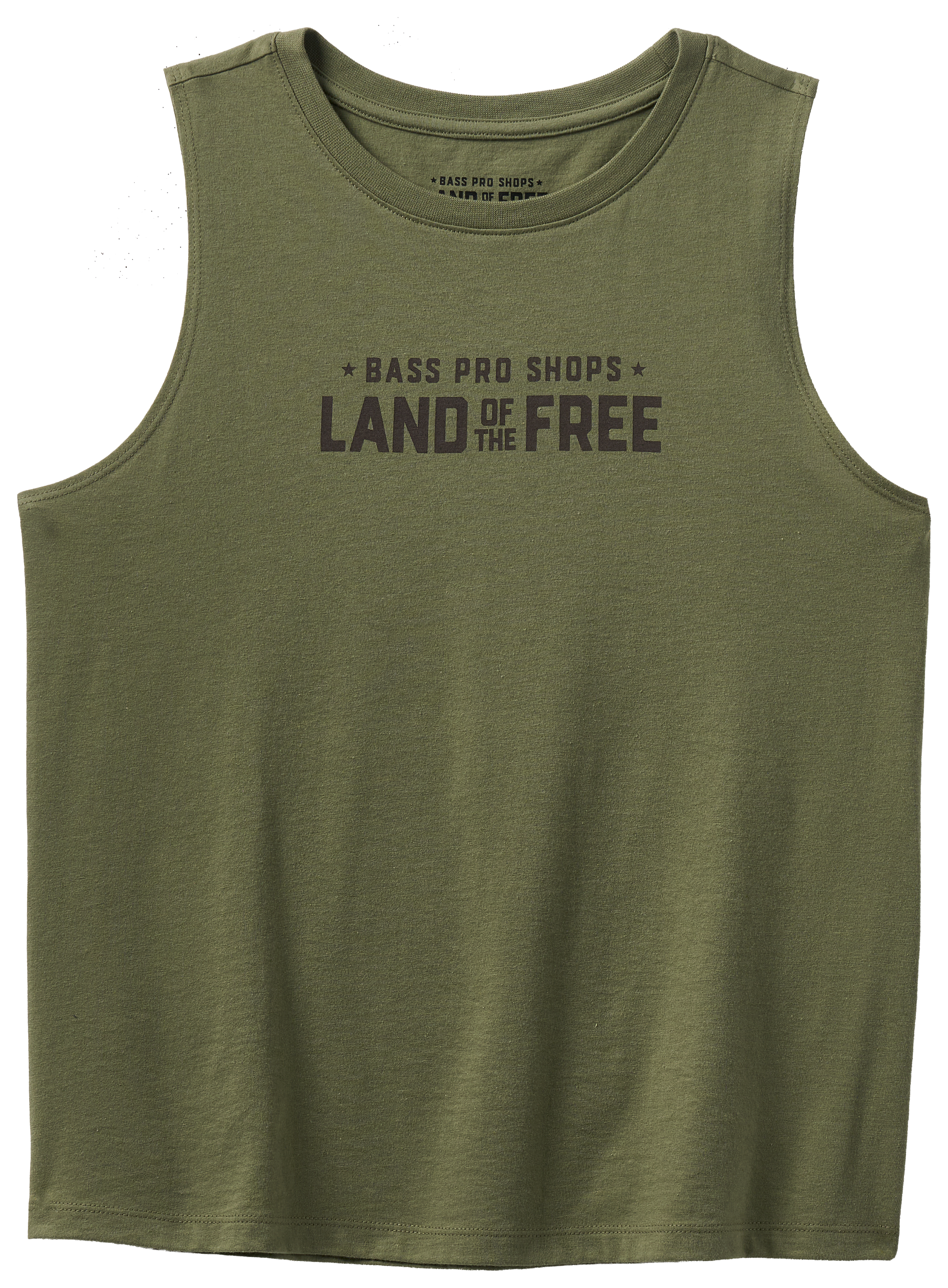 Image of Land of the Free Flag Muscle Tank