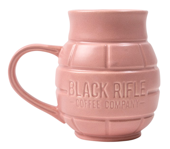 Image of Black Rifle Coffee Company Grenade Mug - Sand Pink