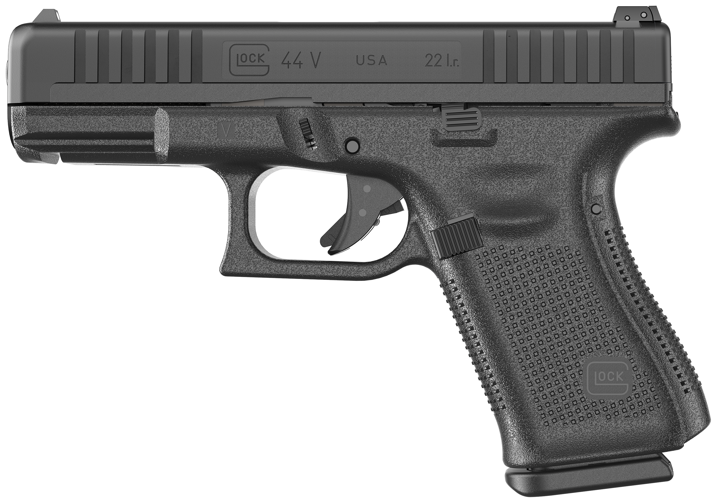 GLOCK 44 V SemiAuto Rimfire Pistol with Adjustable Sights