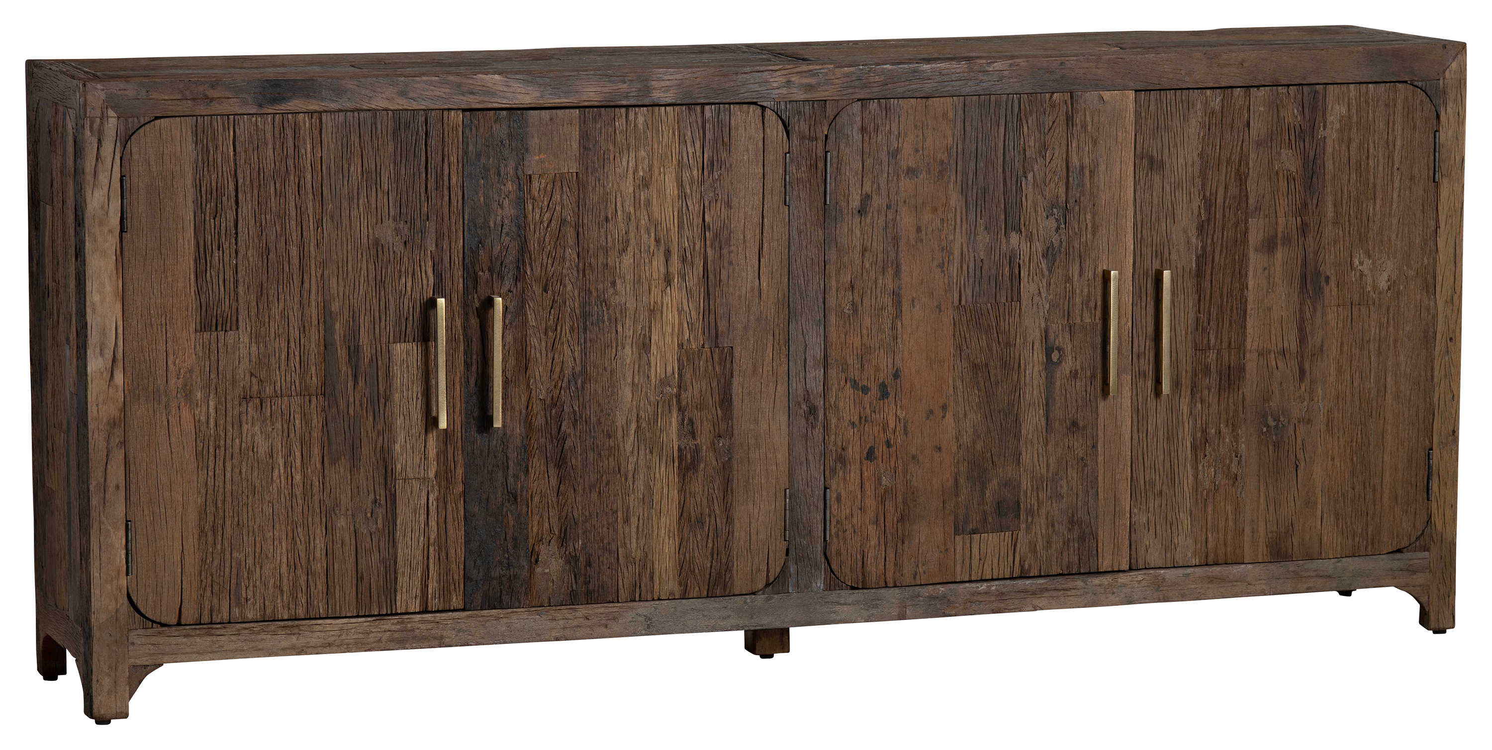 Image of Crestview Collection Hickory Ridge Media 4-Door Sideboard