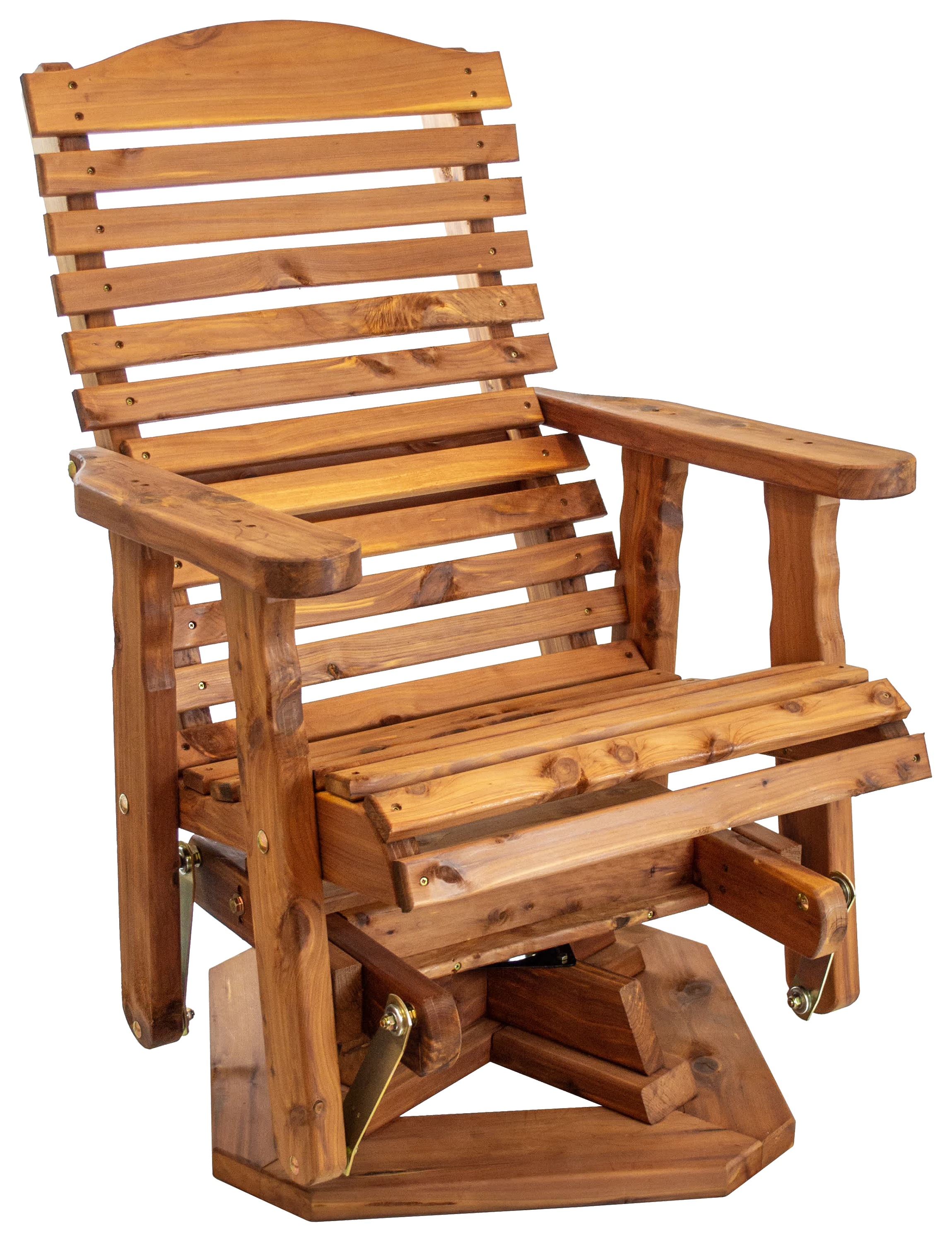 Image of American Furniture Classics Slat-Back Swivel Chair
