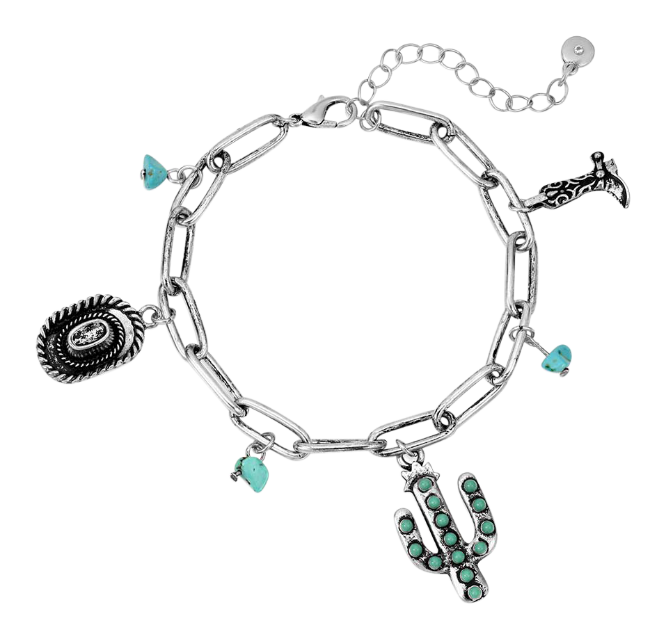 Image of Montana Silversmiths Cowgirl Charm Bracelet